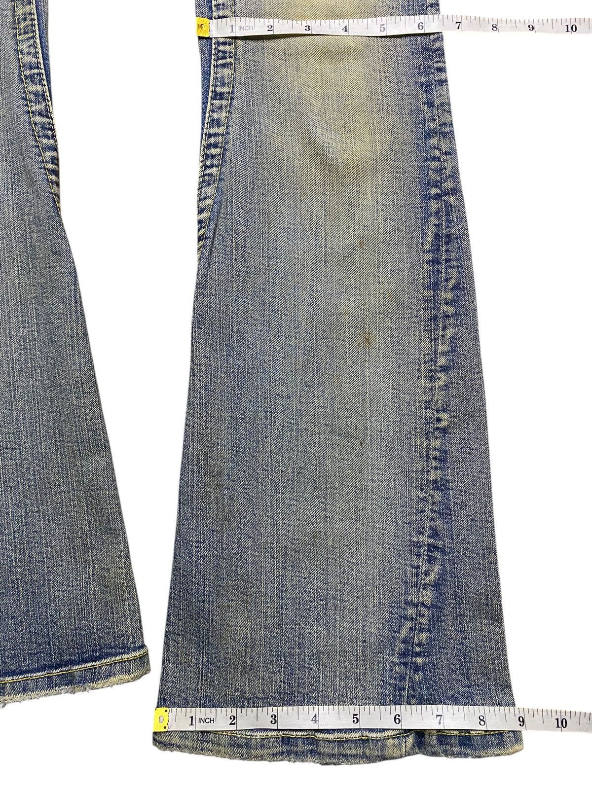 True Religion Vintage Japanese Brand Rusty Mud Wash Distressed Flare Jeans Size US 30 / EU 46 - 16 Thumbnail