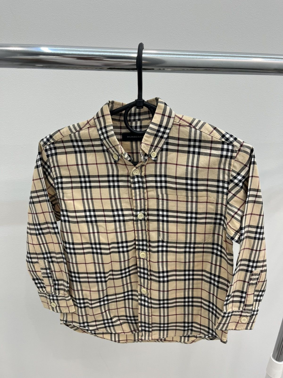 Burberry Burberry Nova Check Kids Cotton Shirt Size US XXS / EU 40 - 1 Thumbnail