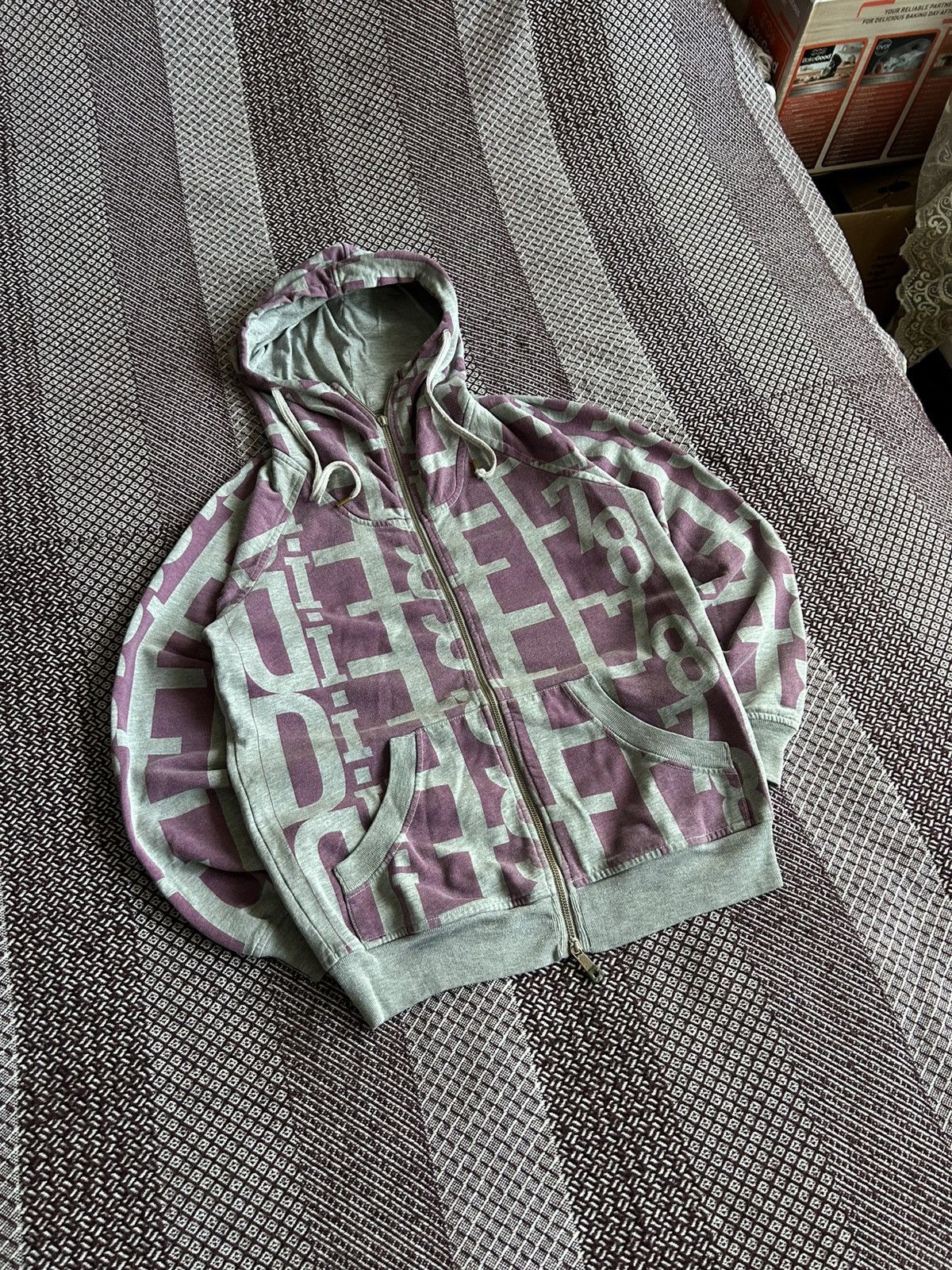 Diesel Vintage Diesel 90s Monogram Y2k Zip Hoodie Streetwear Size M Size M / US 6-8 / IT 42-44 - 3 Thumbnail