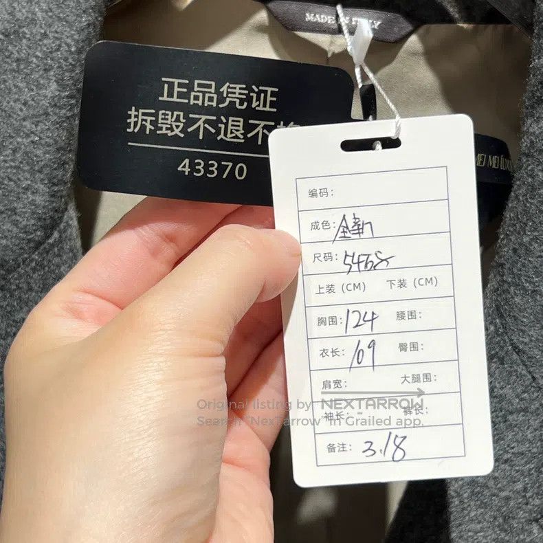 Loro Piana Loro Piana Grey Cashmere Coat Size US L / EU 52-54 / 3 - 5 Thumbnail