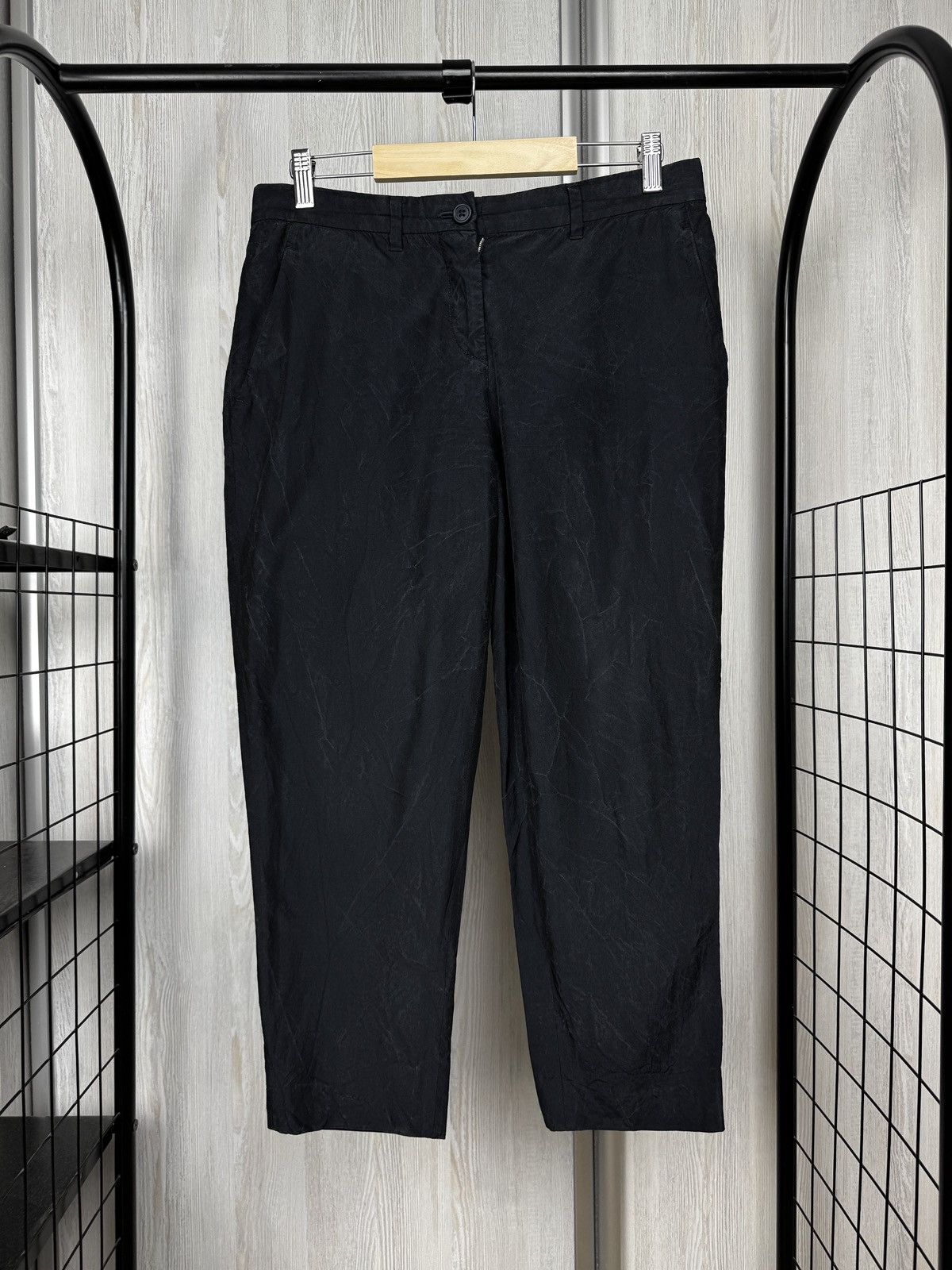 Miu Miu Miu Miu navy blue faded chino made in Italy pants size 42 Size 28" / US 6 / IT 42 - 1 Thumbnail
