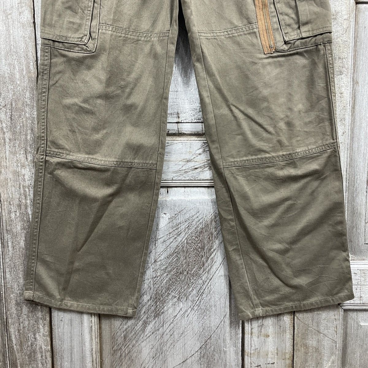 Japanese Brand × Vintage Vintage Dominate Handcrafted Jeans Faded Cargo Pants Size US 31 - 5 Thumbnail