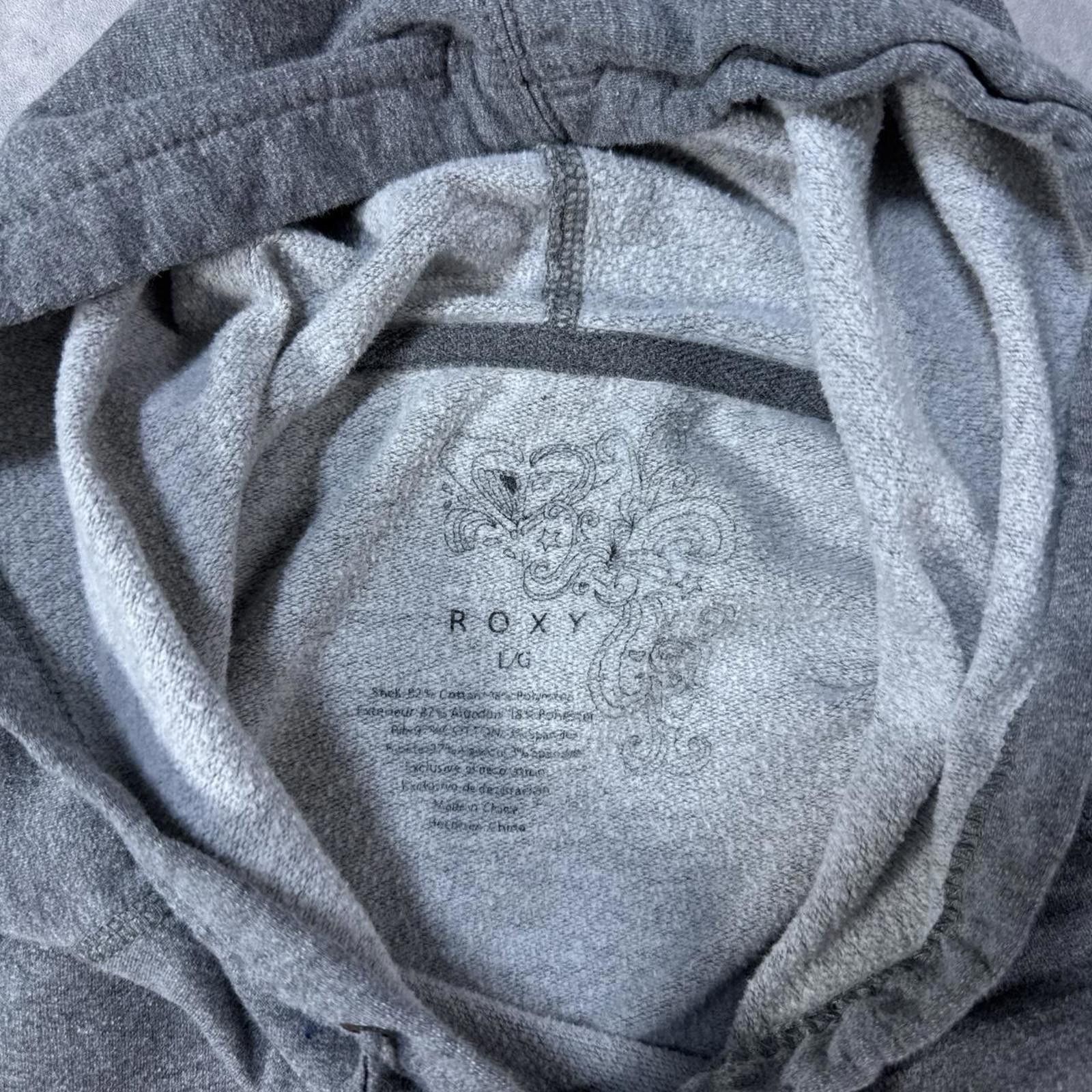 Royal Robbins Y2K Roxy 00s Gray Hoodie Jacket Size L / US 10 / IT 46 - 4 Thumbnail