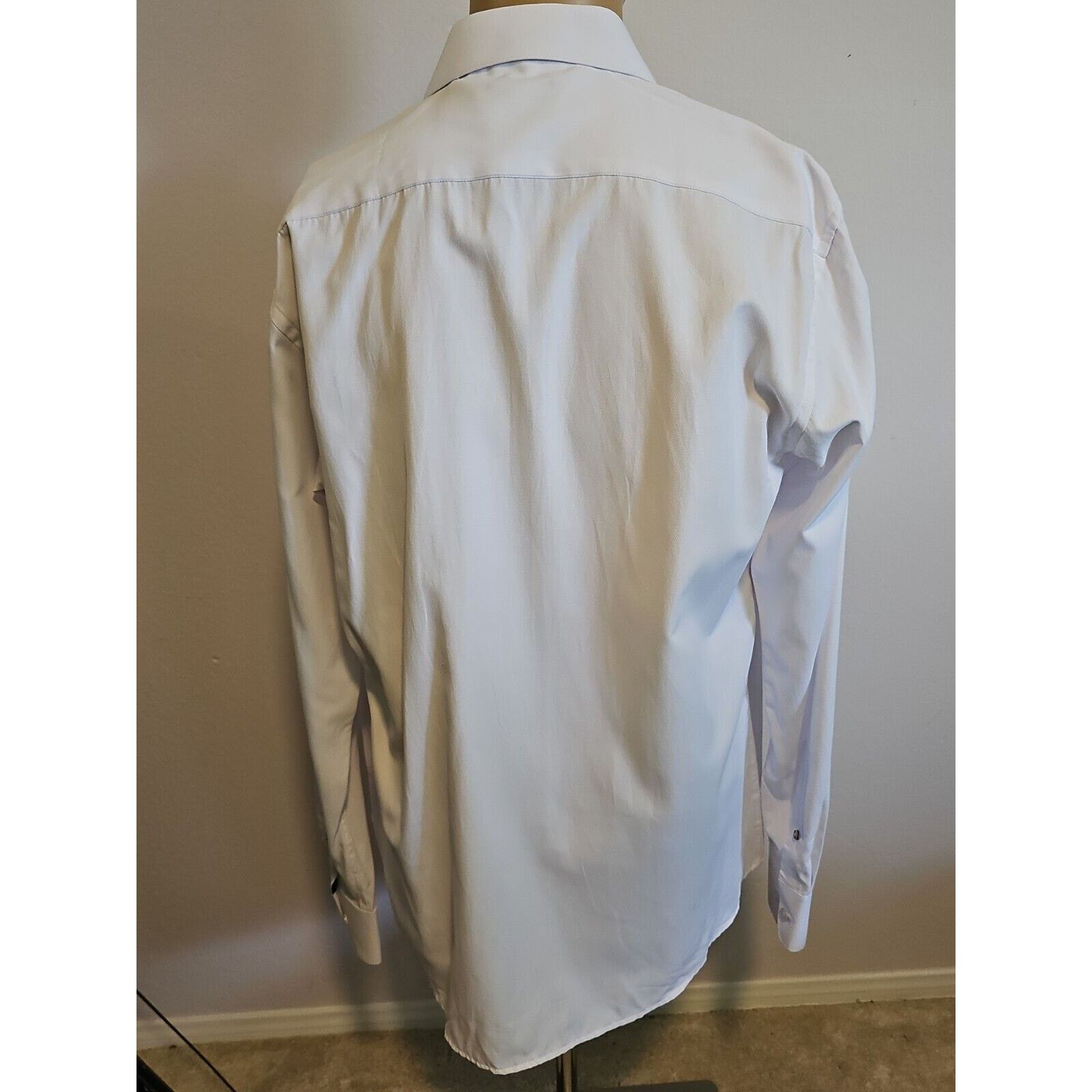 Ben Sherman Ben Sherman White Slim Fit Dress Shirt - Medium Size US M / EU 48-50 / 2 - 2 Thumbnail