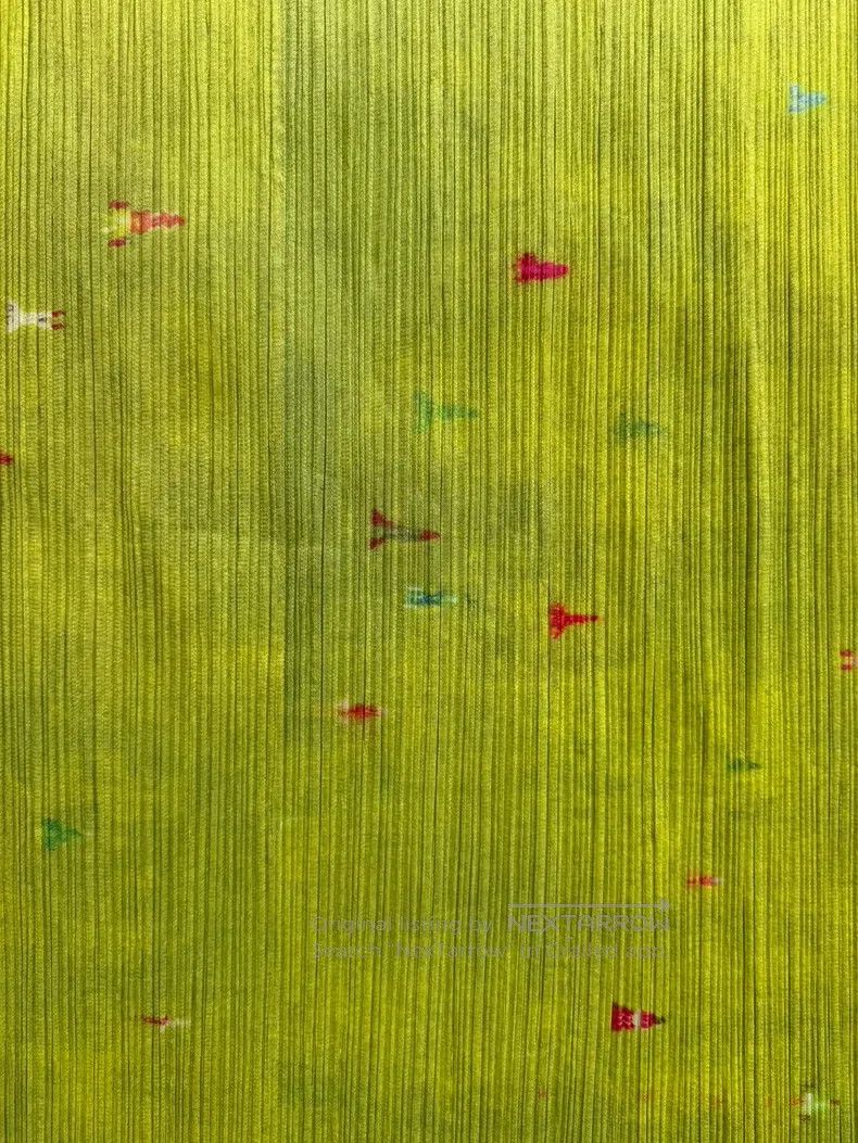 Issey Miyake Issey Miyake size:3 Avocado Green Midi Skirt Size 31" - 5 Thumbnail