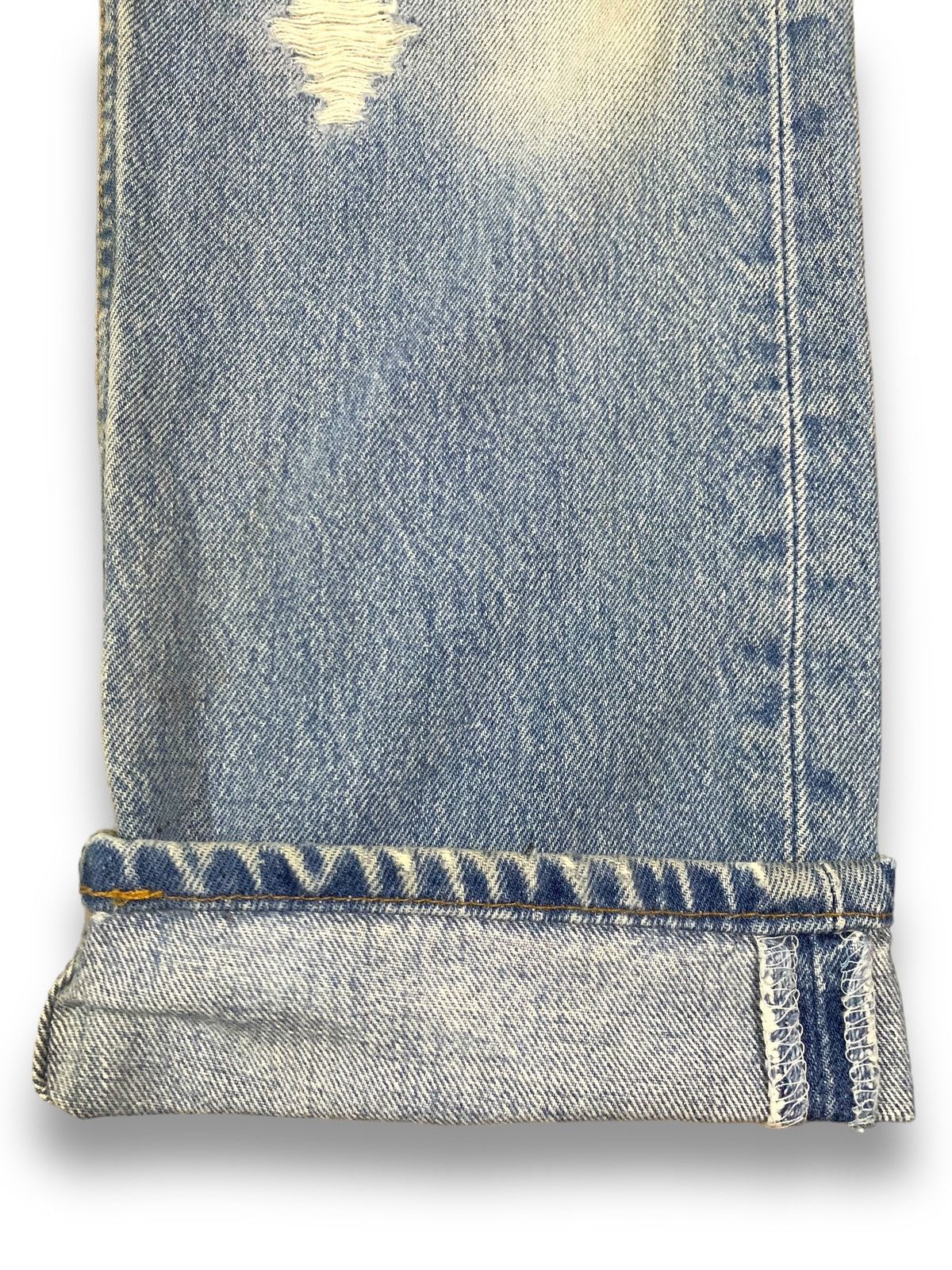 Levi's Vintage 90s Levis 501 Button Fly Mud Wash Distressed Jeans Size US 29 - 9 Thumbnail