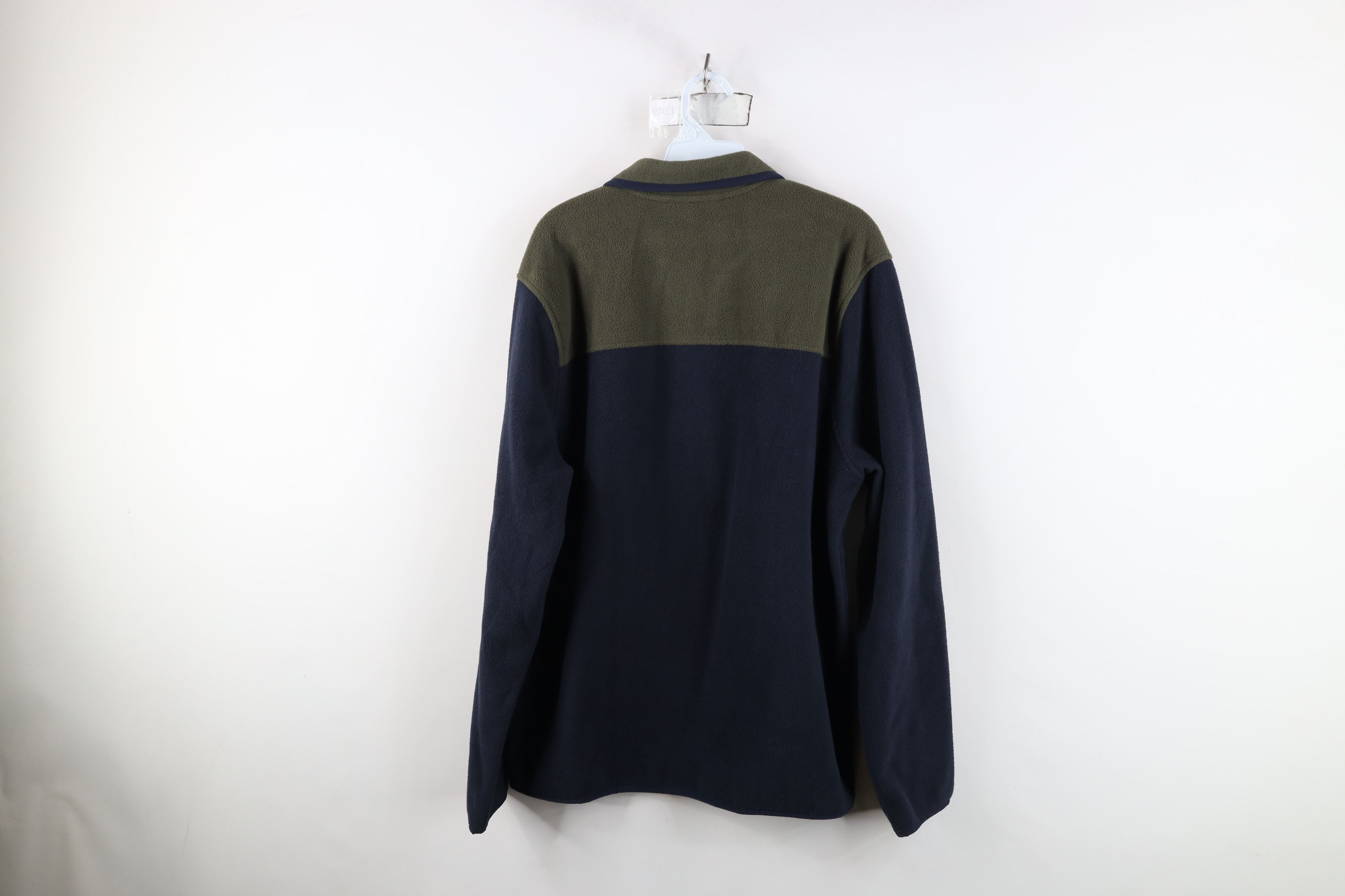 Brooks Brothers Brooks Brothers Color Block Half Zip Fleece Pullover Sweater Size US L / EU 52-54 / 3 - 10 Thumbnail
