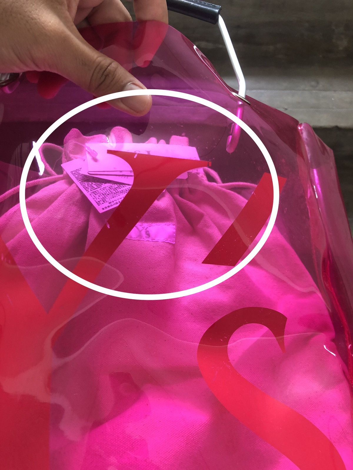 Yohji Yamamoto Rare❗️Ys by Yohji Yamamoto Big Logo Transparent PVC Tote Bag Size ONE SIZE - 21 Thumbnail