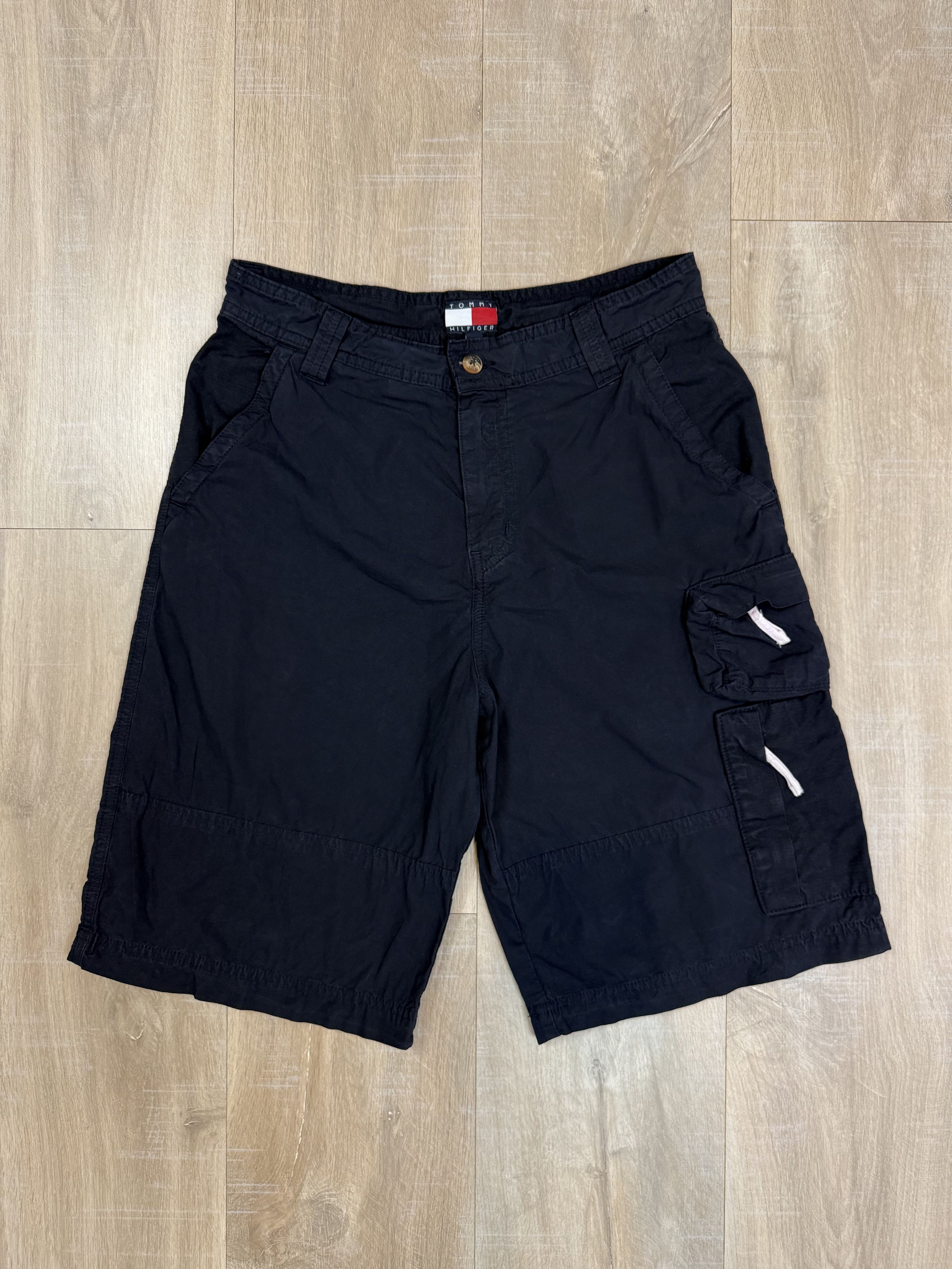 Tommy Hilfiger Tommy Hilfiger Cargo Shorts Size S Dark Blue Size US 30 / EU 46 - 1 Thumbnail