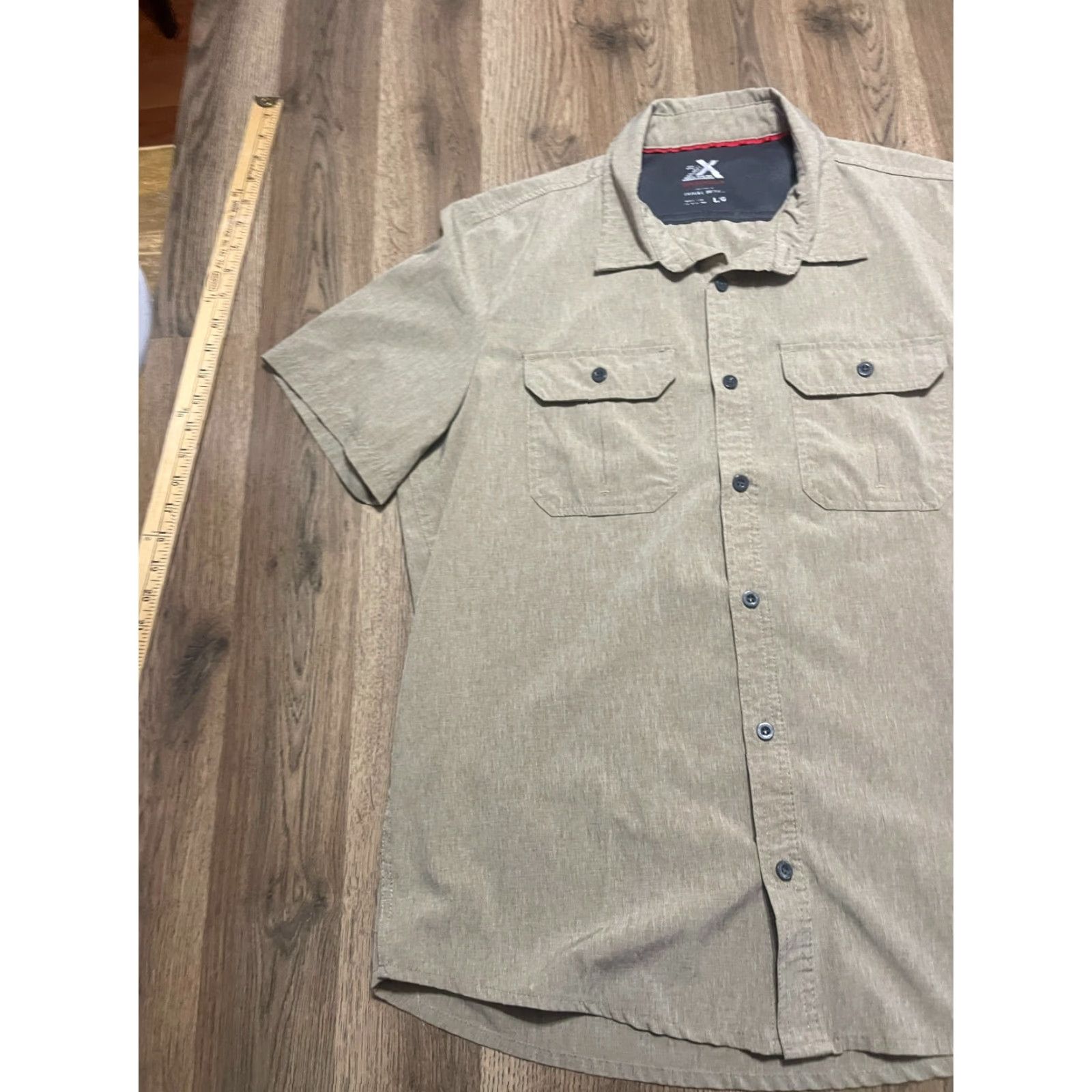 ZeroXposur Zeroxposur Shirt Men’s Large Brown Short Sleeve Button-Up Shirt Size US L / EU 52-54 / 3 - 3 Thumbnail