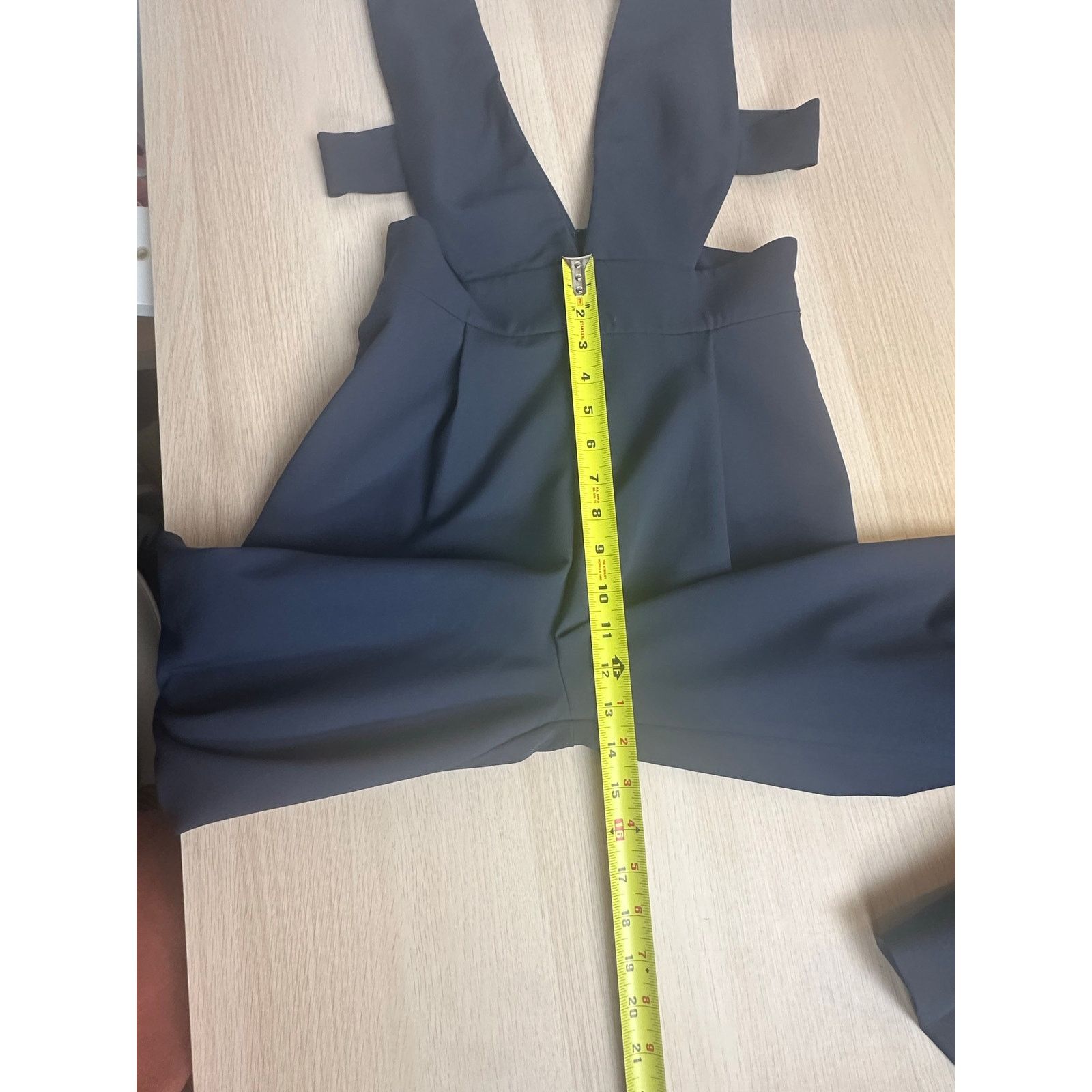 House of CB Mint Lasalle Wide Leg Jumpsuit in Navy - Size S