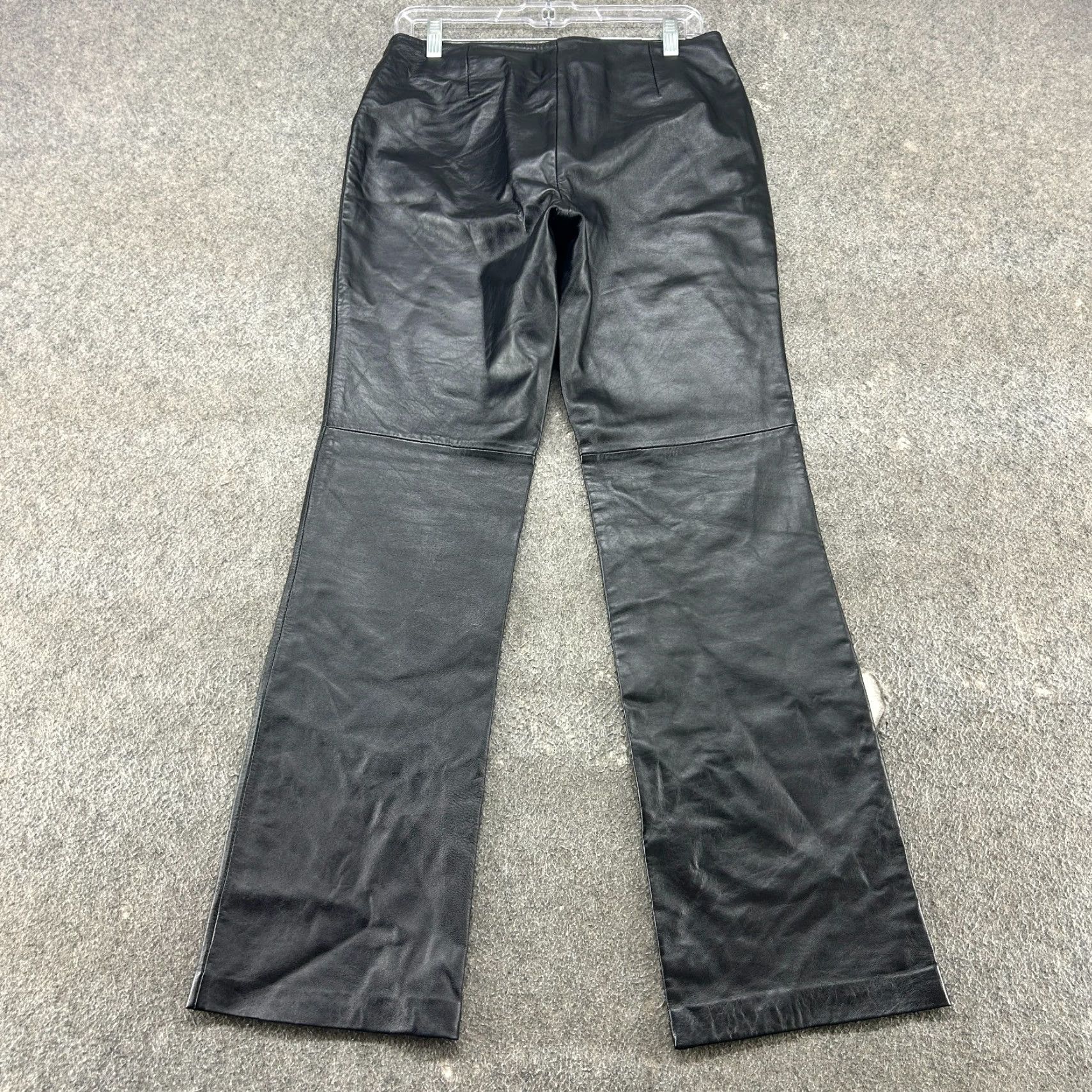 Vintage VINTAGE INC Pants Womens 6 Black Bootcut Leather 90s Women's Pants Regular Leather Bootcut 90s Womens Mens? Size 28" / US 6 / IT 42 - 3 Thumbnail