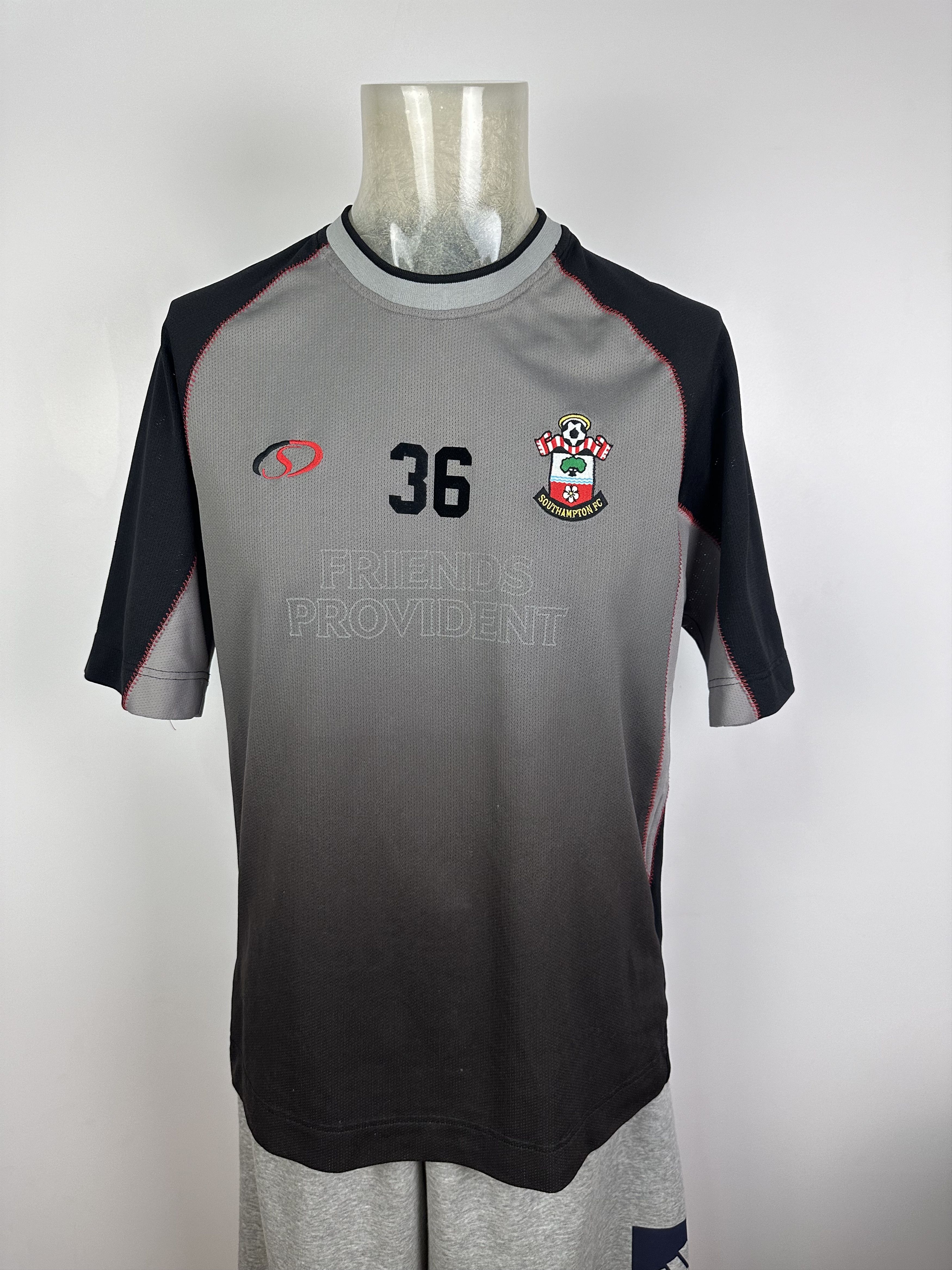 Vintage Southampton 2001 FOOTBALL SOCCER SHIRT JERSEY PLAYER ISSUE Size US L / EU 52-54 / 3 - 1 Thumbnail