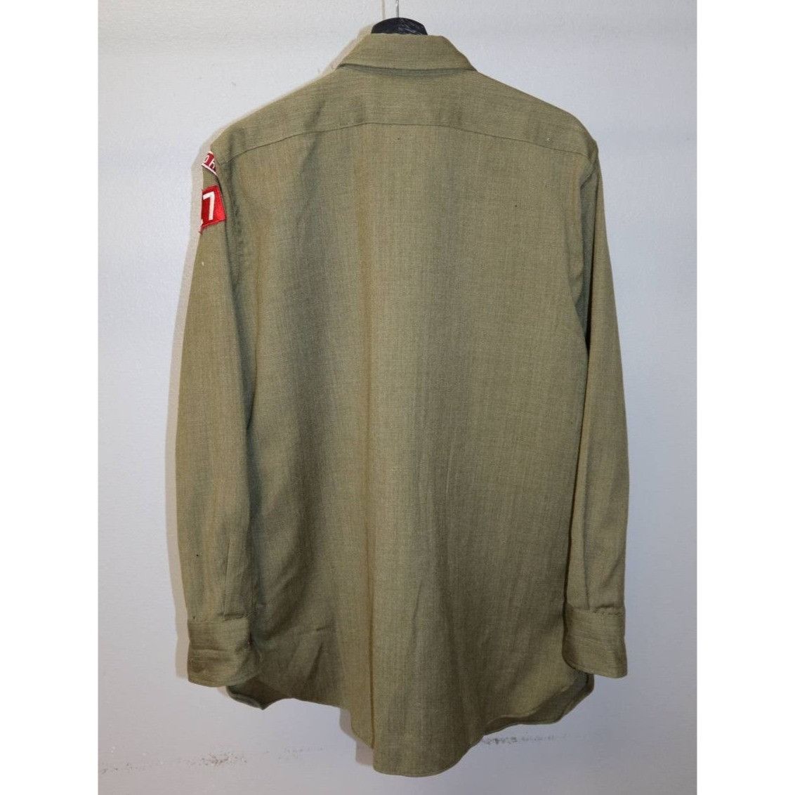 Vintage Vintage 1970s BSA Boy Scouts Wool Uniform Shirt Men’s L USA Size US L / EU 52-54 / 3 - 5 Thumbnail