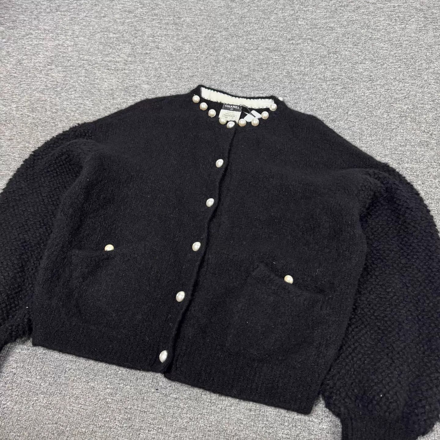 Chanel Chanel Pearl Cashmere Knit Cardigan 34 Size XS / US 0-2 / IT 36-38 - 3 Thumbnail