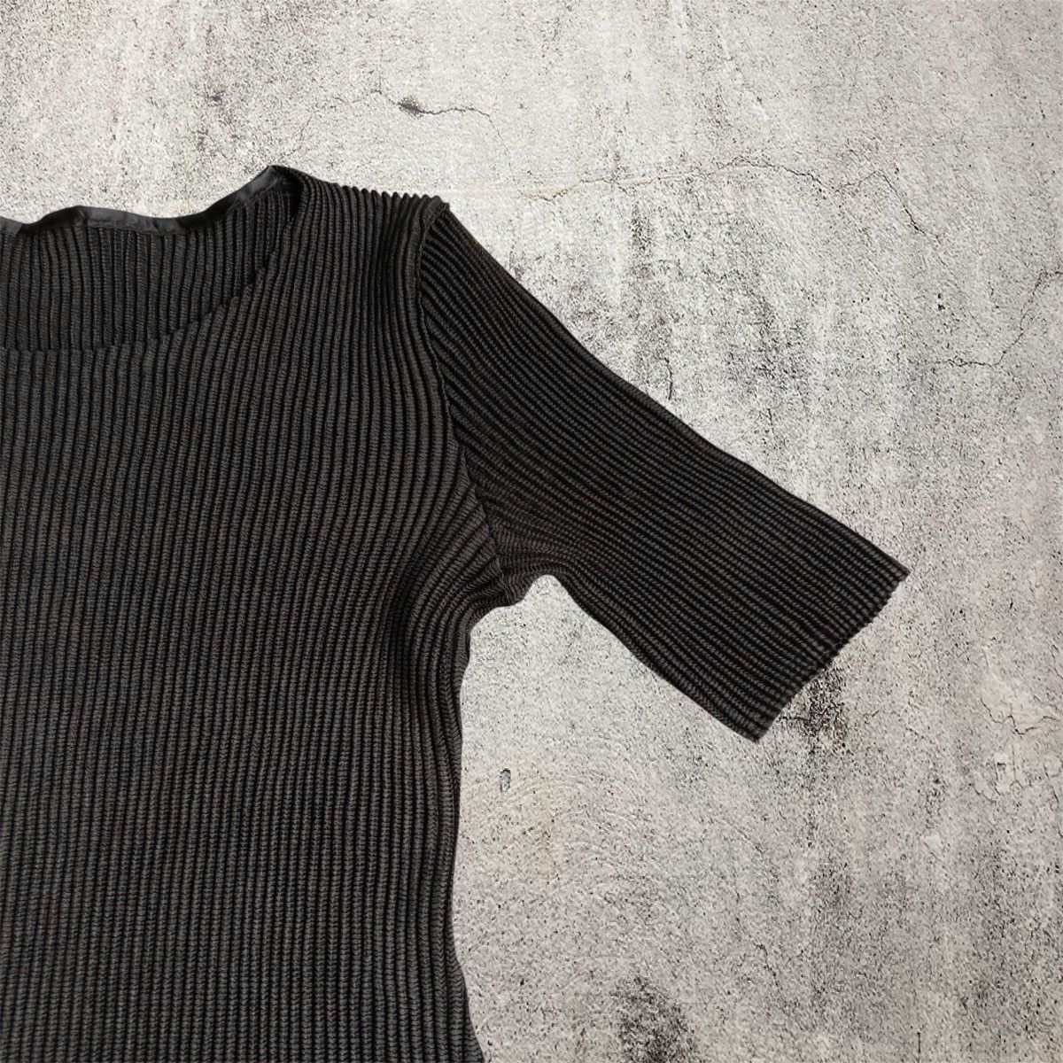 Japanese Brand 2000s Issey Miyake Specchio Pleats Architectural Midi Dress Size M / US 6-8 / IT 42-44 - 6 Thumbnail