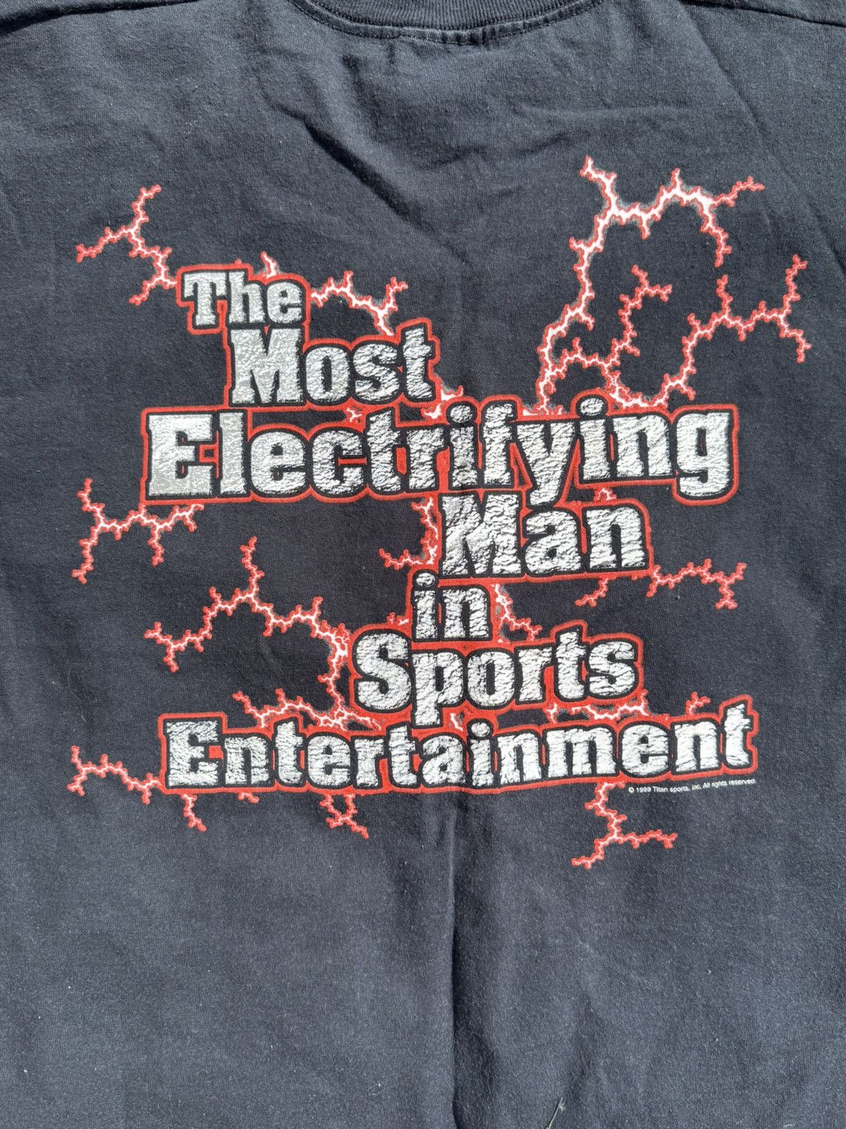 Other Vintage 1999 WWE The Rock Tshirt Size US XL / EU 56 / 4 - 5 Thumbnail