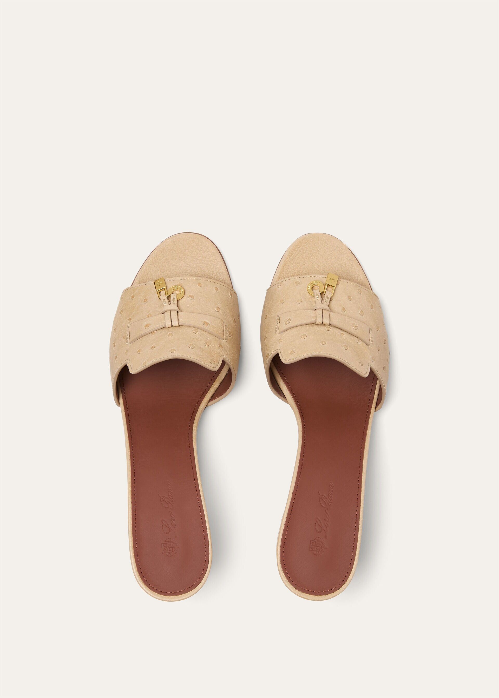 Loro Piana os11x0326 FAL0469 Summer Charms Sandals in Orix/Sun Gold Size US 9 / IT 39 - 5 Thumbnail