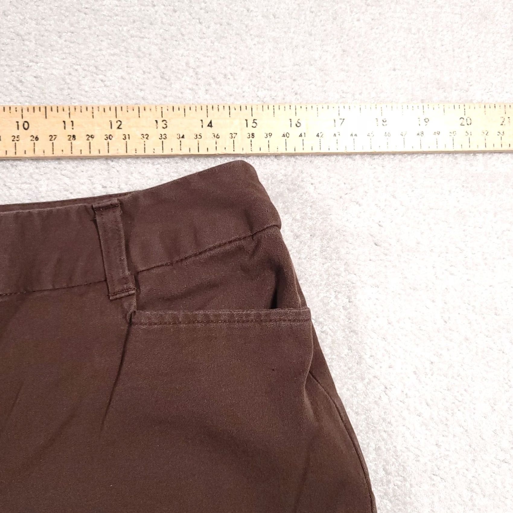 Vintage St. John's Bay Pants Women's 12 Brown Bootcut Pockets Stretch Regular Bootcut Pants Brown Women 12 St. John's Bay Mens Womens Girls Size 34" / US 12 / IT 48 - 6 Thumbnail