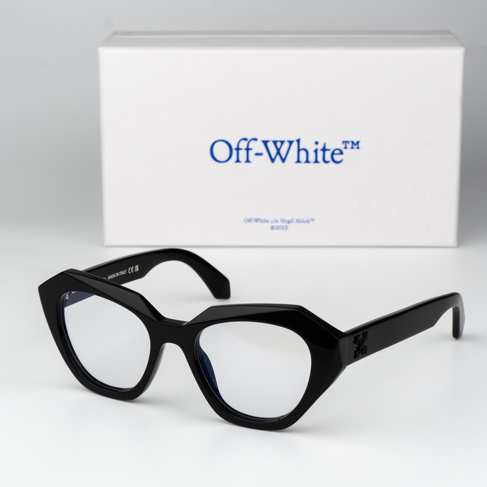 Off-White Off-White STYLE 43 Eyeglasses OERJ043 1000 NEW AUTHENTIC Size ONE SIZE - 1 Thumbnail