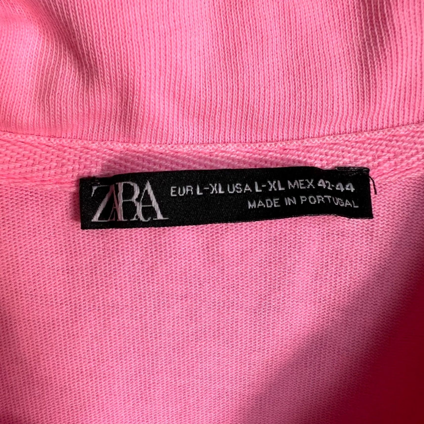 Zara Zara Shirt Mens L / XL Pink Oversized Polo Shirt 100% Cotton Short Sleeve Size US L / EU 52-54 / 3 - 3 Thumbnail