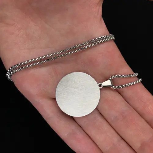 Jewelry Hirasawa x Hara Yin Yang Pendant Neckalce Punk Chain Size ONE SIZE - 8 Thumbnail