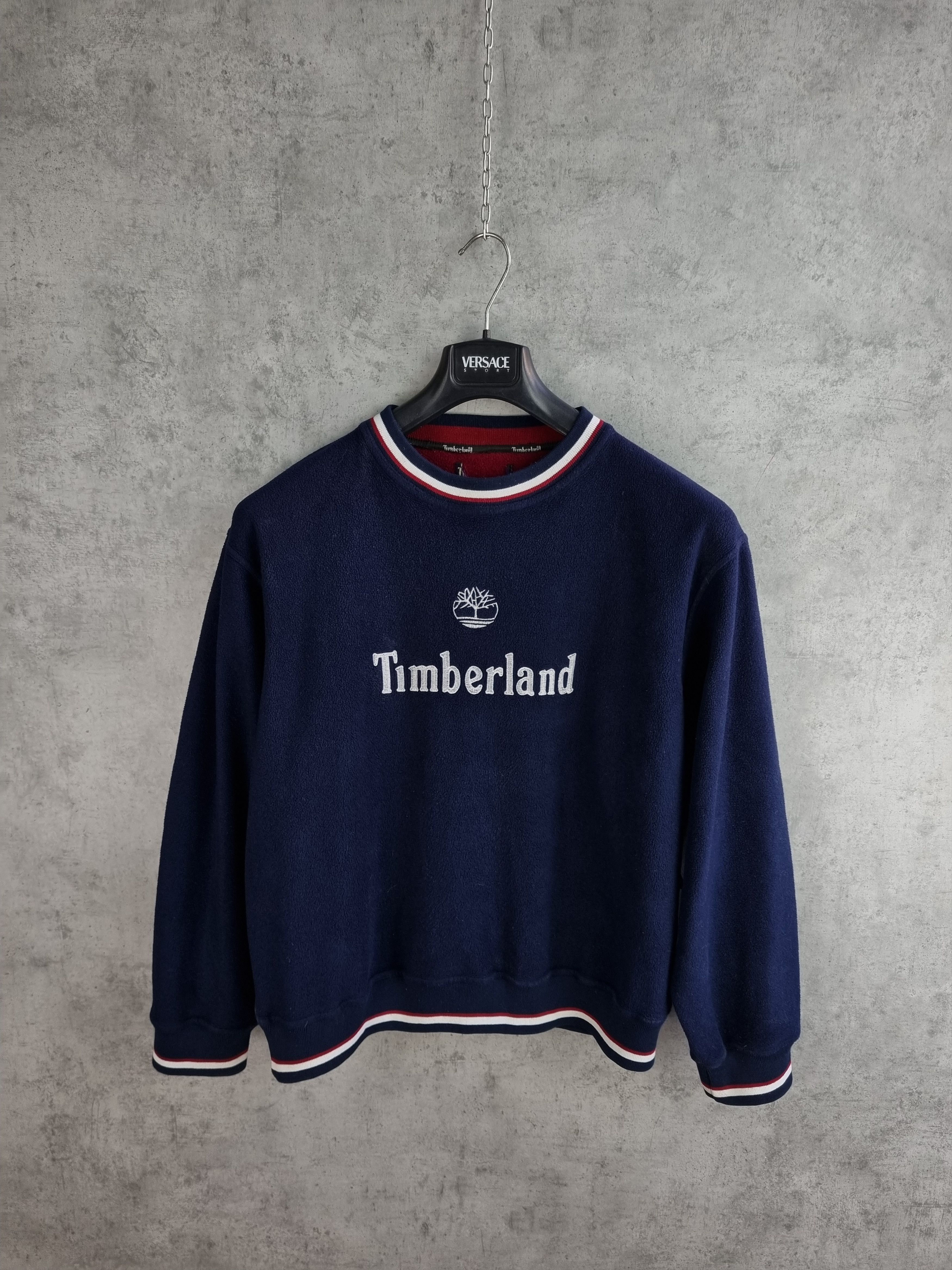 Timberland × Vintage Rare Fleece Vintage Timberland Logo Sweatshirt Size US M / EU 48-50 / 2 - 9 Thumbnail