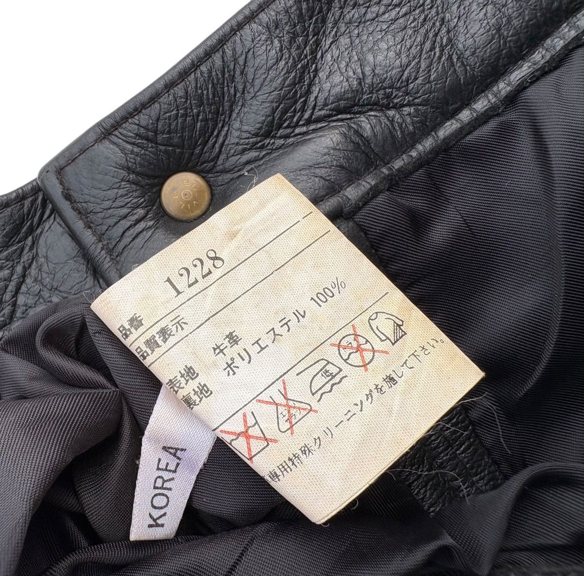 Leather GGG Pour Homme Bikers Moto Leather Pants Size US 28 / EU 44 - 21 Thumbnail