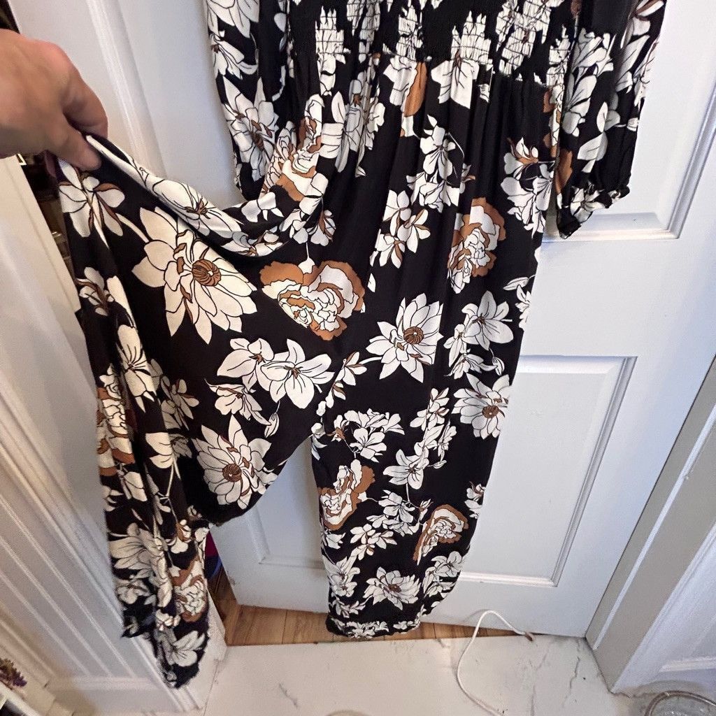 Saltwater Luxe Women's Saltwater Luxe Jumpsuit , Floral, S, Black Size S / US 4 / IT 40 - 3 Thumbnail