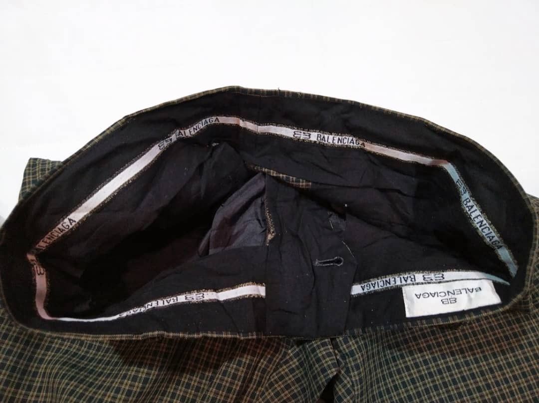 Balenciaga × Designer BALENCIAGA GOLF CHECKED CASUAL PANTS Size US 31 - 7 Thumbnail