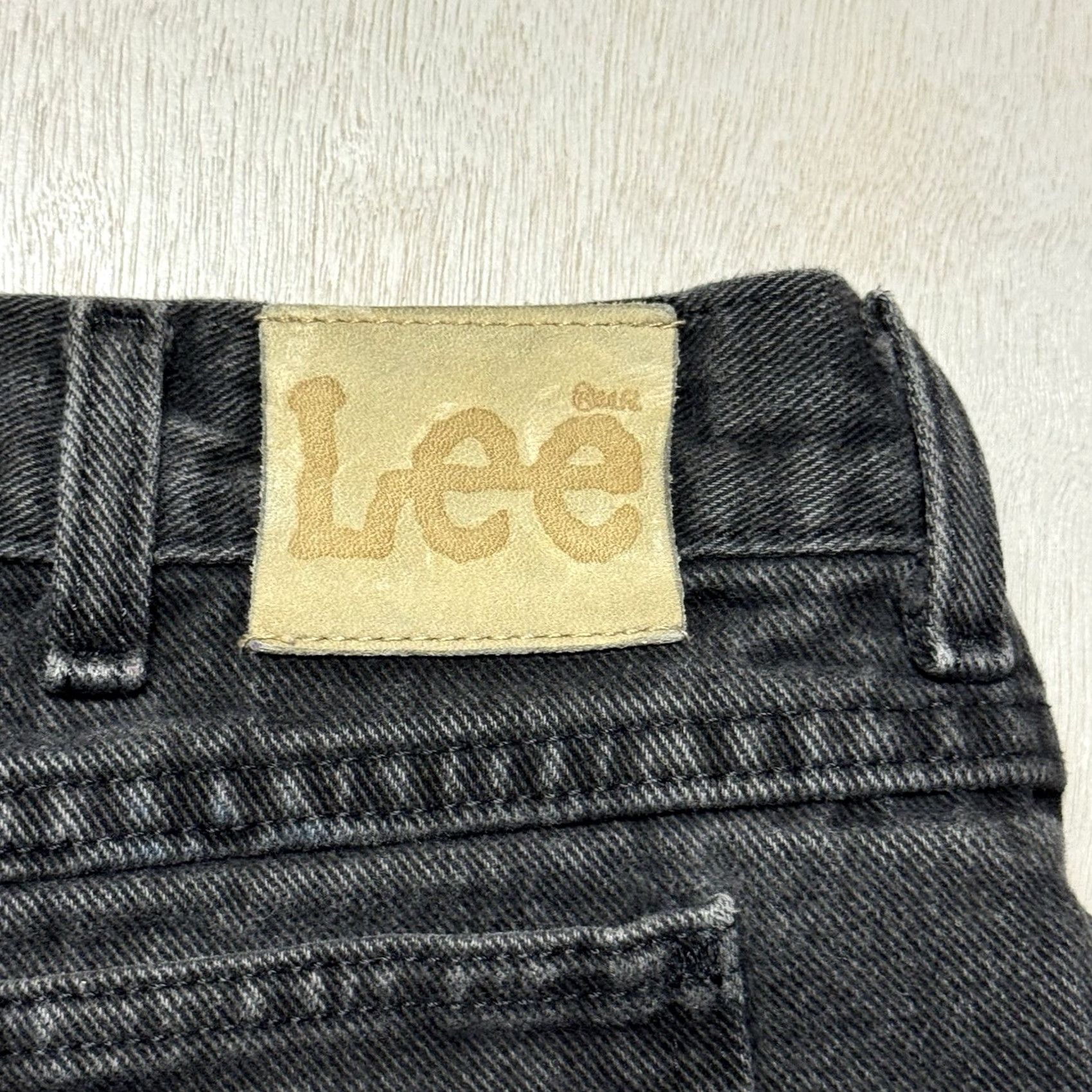 Lee VINTAGE Lee Jeans Baggy Mens 36x30 Relaxed Straight Faded Black Made In USA 90s Size US 36 / EU 52 - 4 Thumbnail
