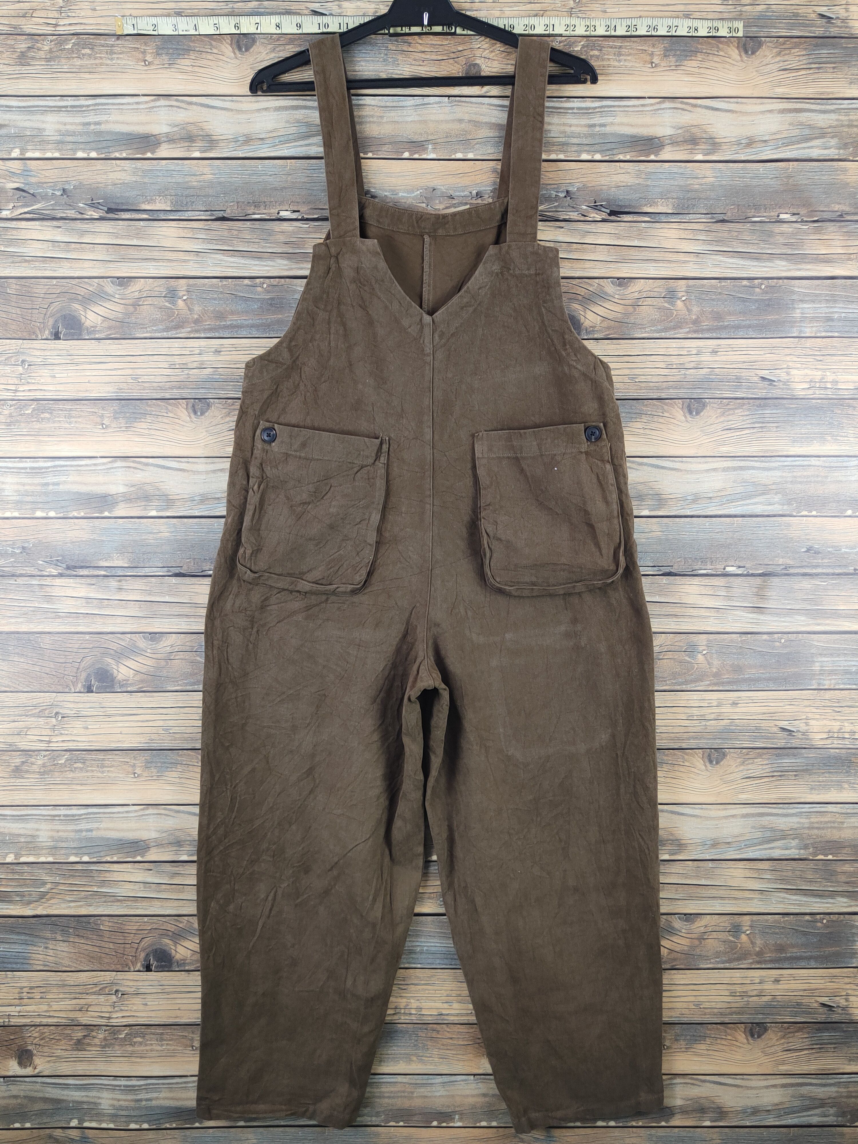 Other Japanese Brand Brown Overall Jumpsuits Size 38" / US 16 / IT 52 - 10 Thumbnail