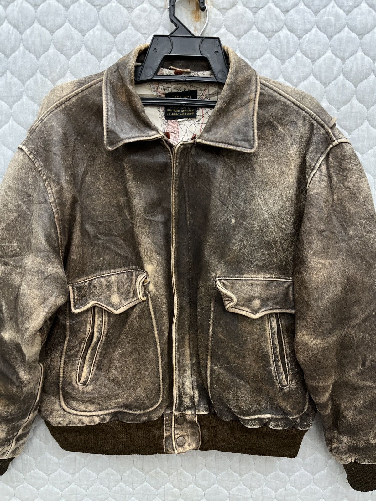 Avirex 🔥STEALS🔥 VTG AVIREX USAF TYPE G1 LEATHER JACKET Size US M / EU 48-50 / 2 - 4 Thumbnail