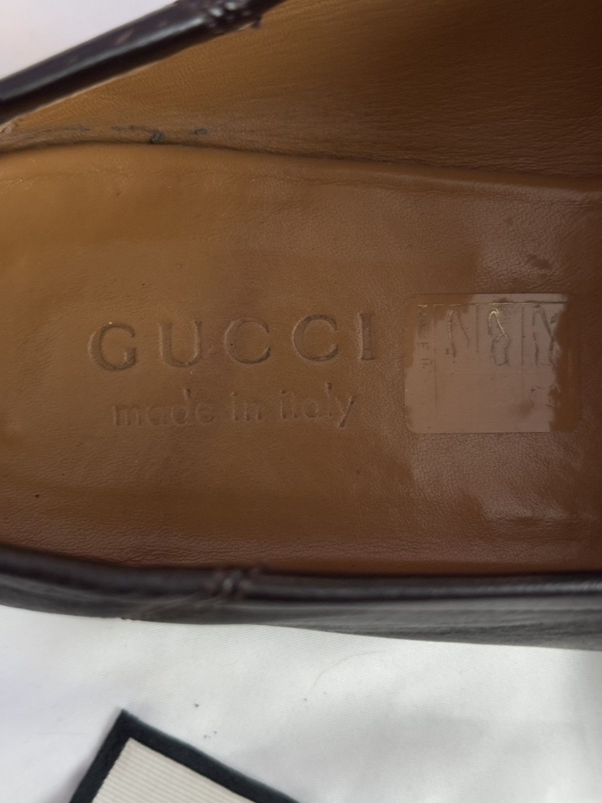 Gucci Gucci Dark Brown Leather Brixton Wolf Horsebit Loafers Size US 7 / EU 40 - 4 Thumbnail