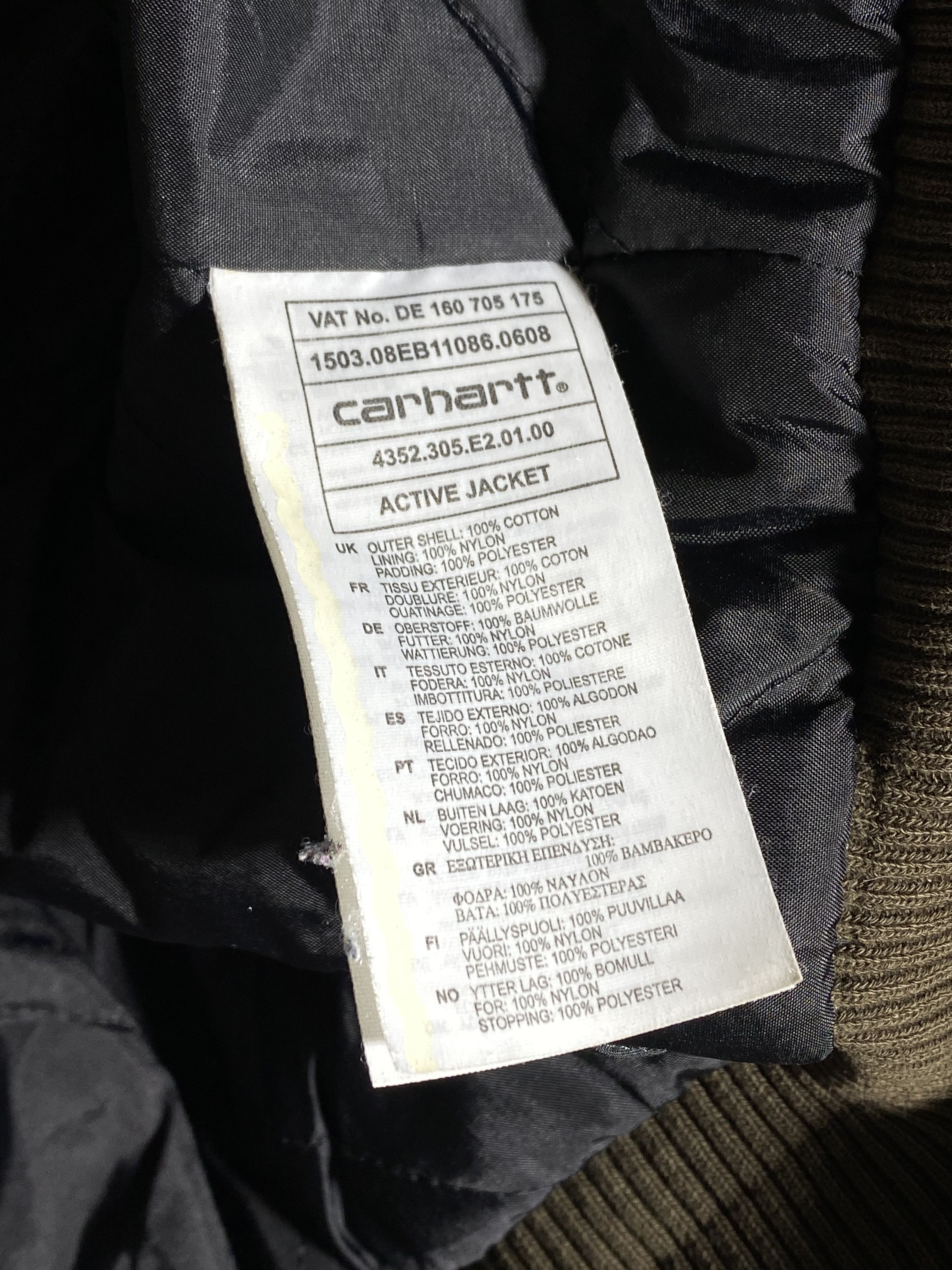 Carhartt Vintage Carhartt Distressed Faded Active Jacket Y2k Rare Size US XS / EU 42 / 0 - 21 Thumbnail