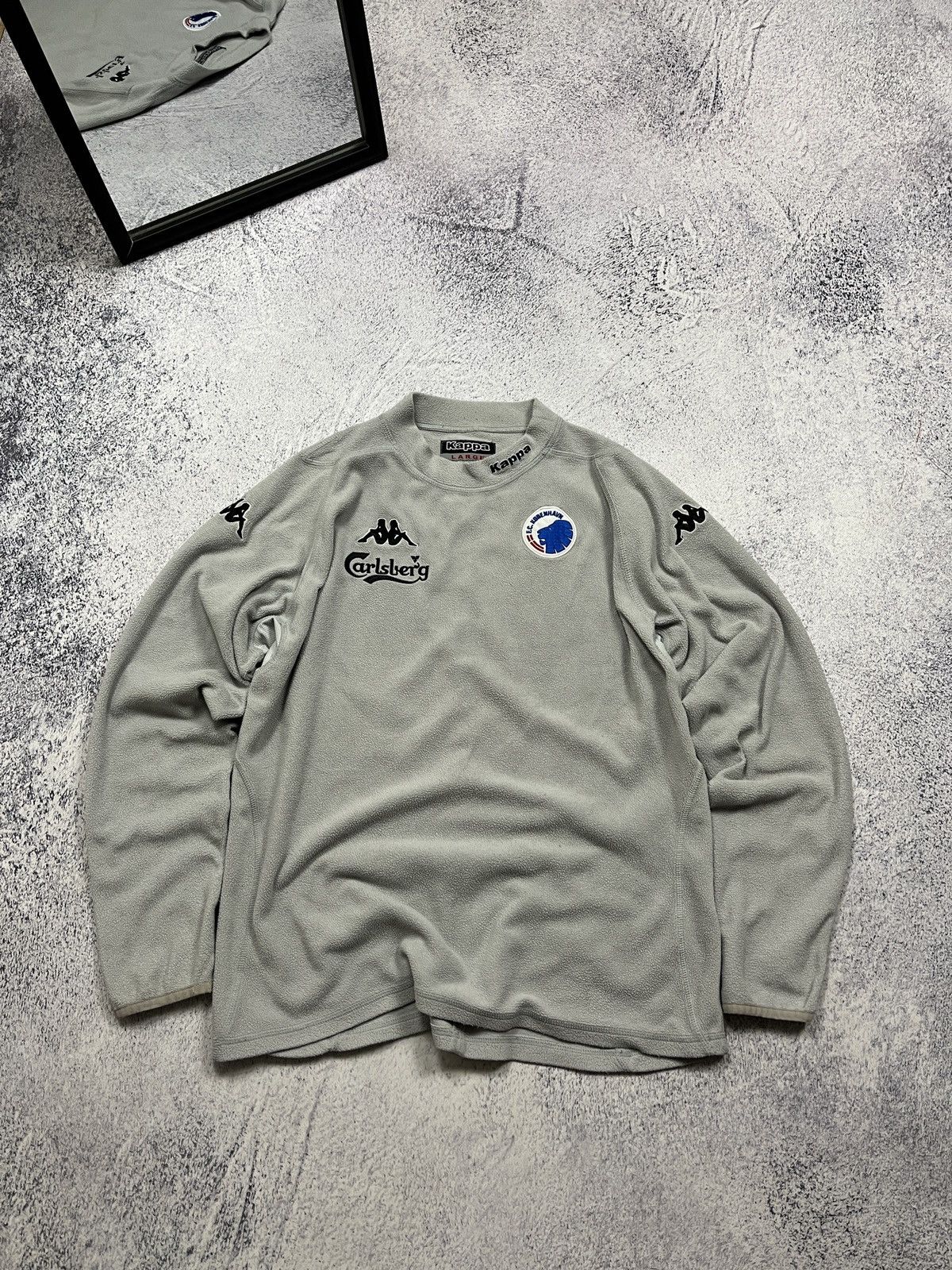 Kappa Vintage Kappa Copenhagen Soccer Fleece Sweatshirt 90’s Size US L / EU 52-54 / 3 - 1 Thumbnail