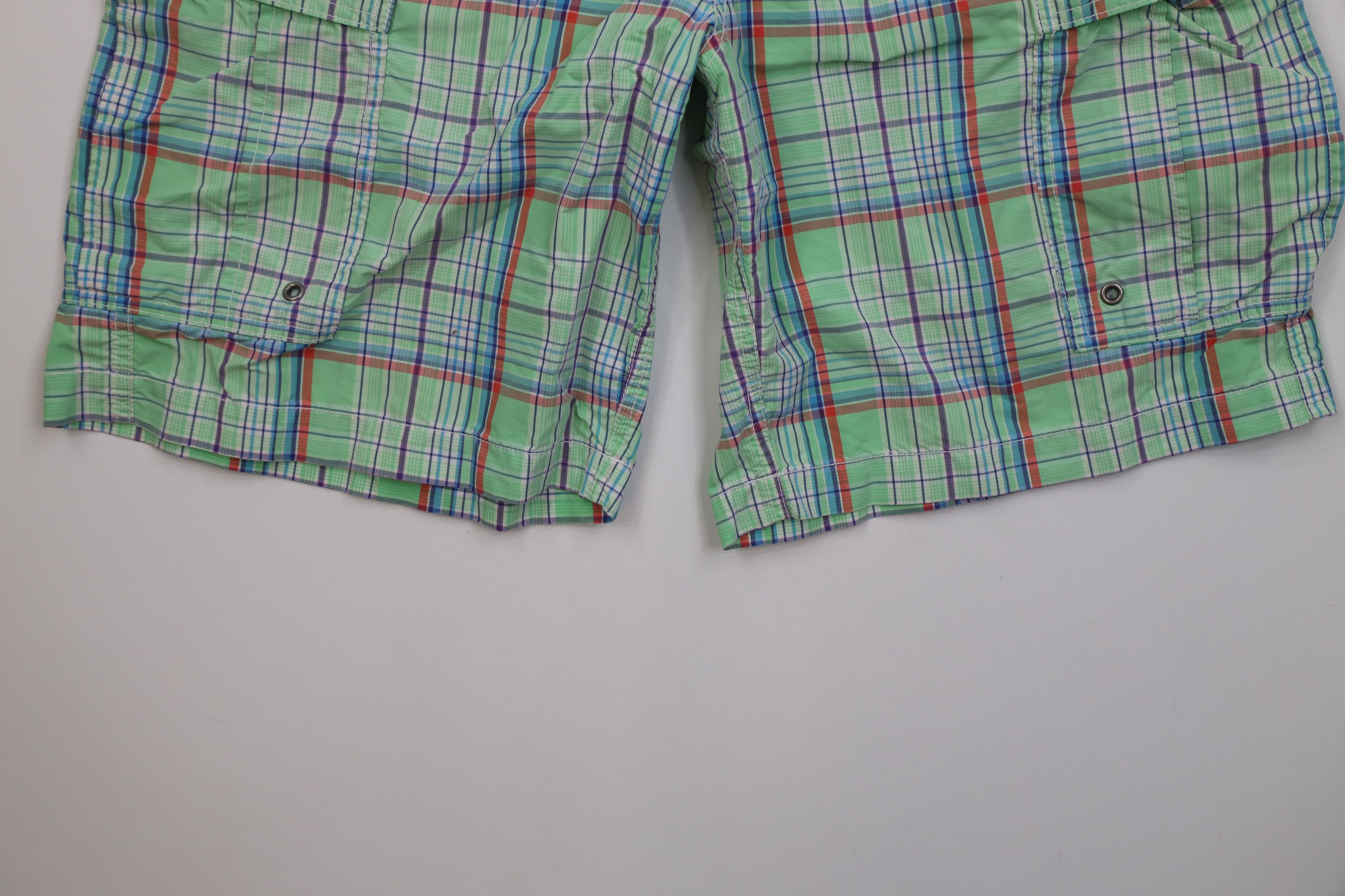 Ralph Lauren Vintage 90s Ralph Lauren Plaid Cargo Shorts Swim Trunks Size US 32 / EU 48 - 4 Thumbnail