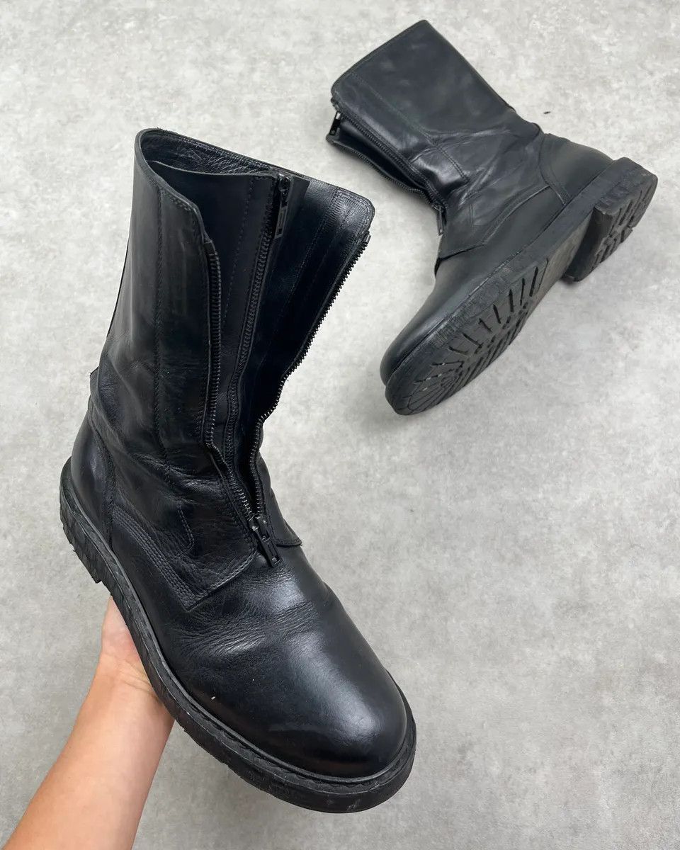 Ann Demeulemeester Ann Demeulemeester Spiral Zip Boots | Grailed