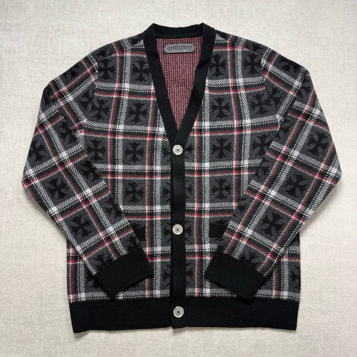Chrome Hearts Mama Tried Cashmere Cardigan