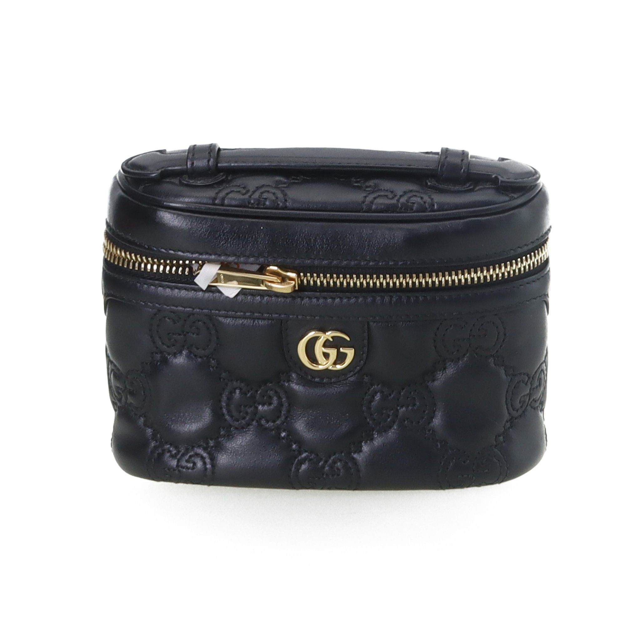 Gucci Gucci GG Matelassé Leather Mini Vanity Case ONE SIZE Size ONE SIZE - 1 Thumbnail