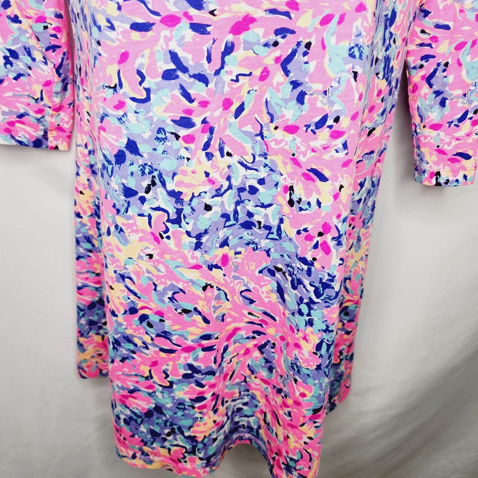 Lilly Pulitzer Lilly Pulitzer Banyan- Coco Coral Crab 3/4 Sleeve Dress Size XS / US 0-2 / IT 36-38 - 6 Thumbnail