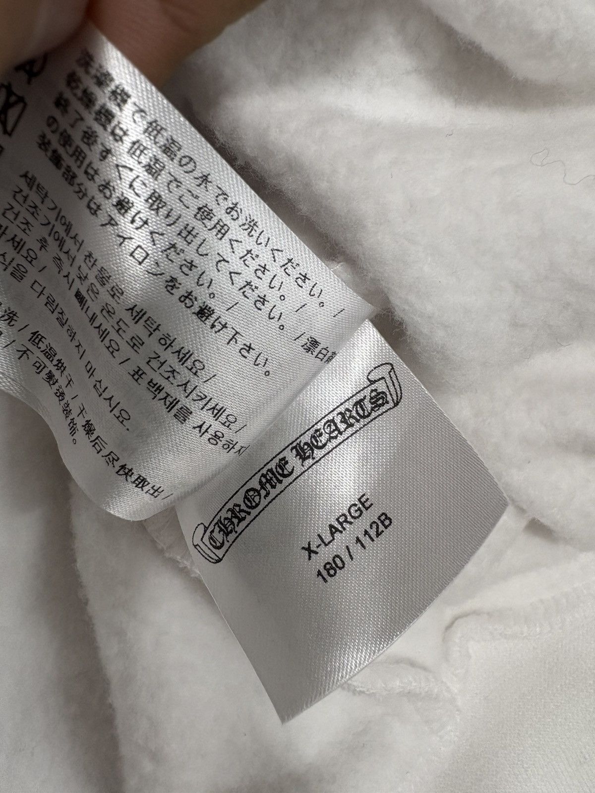 Chrome Hearts × The Rolling Stones Chrome Hearts Rolling Stone Hoodie White Size US XL / EU 56 / 4 - 8 Thumbnail