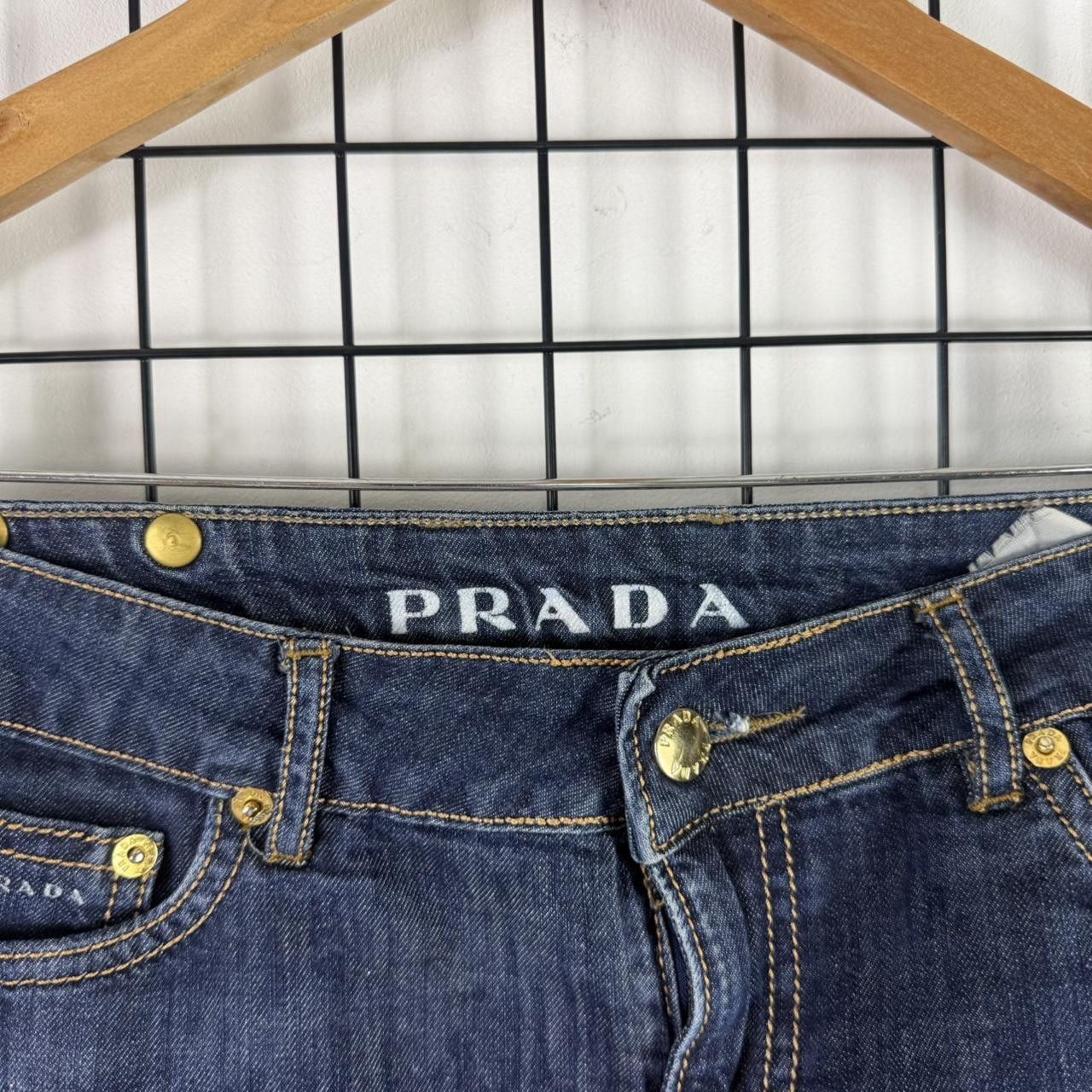 Prada Prada Jeans Denim Skirt Size 32" / US 10 / IT 46 - 4 Thumbnail