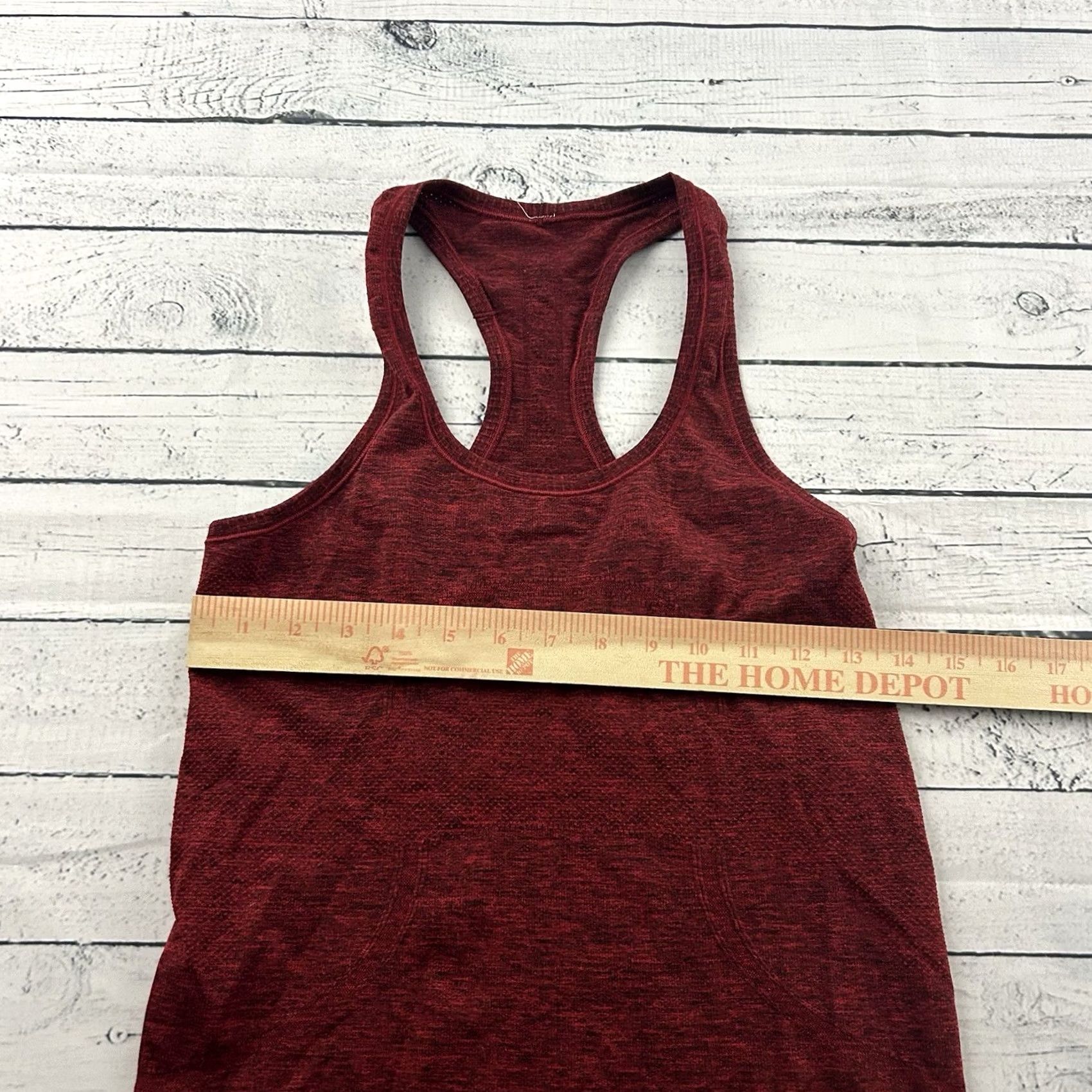 Lululemon Lululemon Metal Vent Sleeveless Racerback Athletic Tank Top Shirt Women's 6 Red Size M / US 6-8 / IT 42-44 - 3 Thumbnail