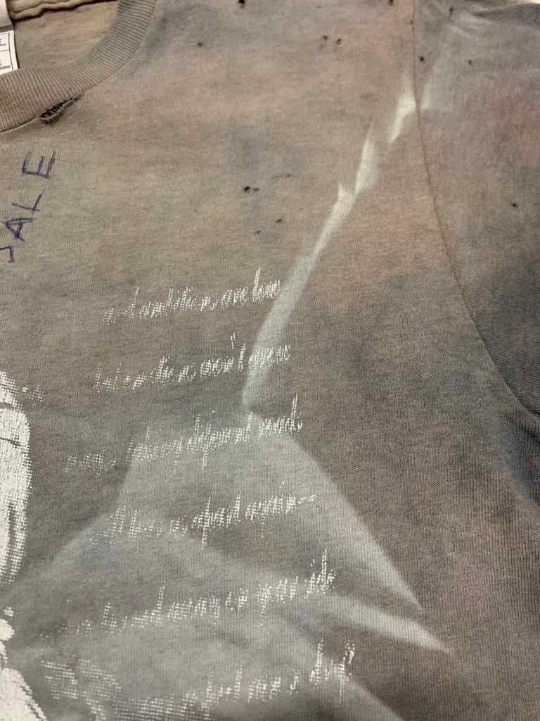 Band Tees Vintage Joy Division Ian Curtis Thrashed T-Shirt Size US S / EU 44-46 / 1 - 8 Thumbnail
