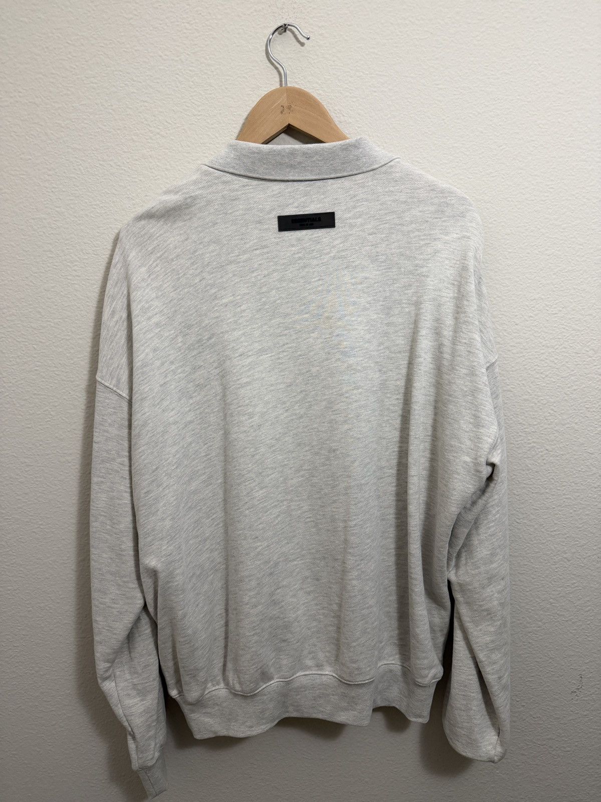 FOG Fear of god essentials pacsun long sleeve polo shirt oatmeal Size US S / EU 44-46 / 1 - 2 Thumbnail