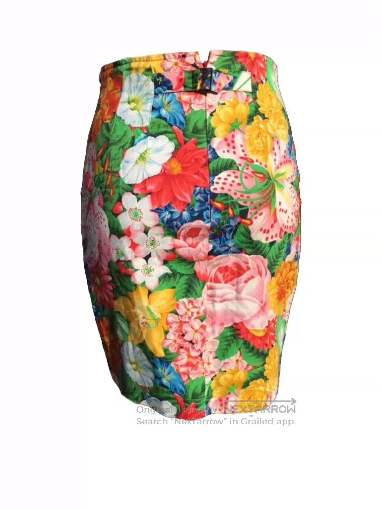 Kenzo KENZO 1992SS Floral Skirt S . Size 24" / US 00 / IT 34 - 3 Thumbnail