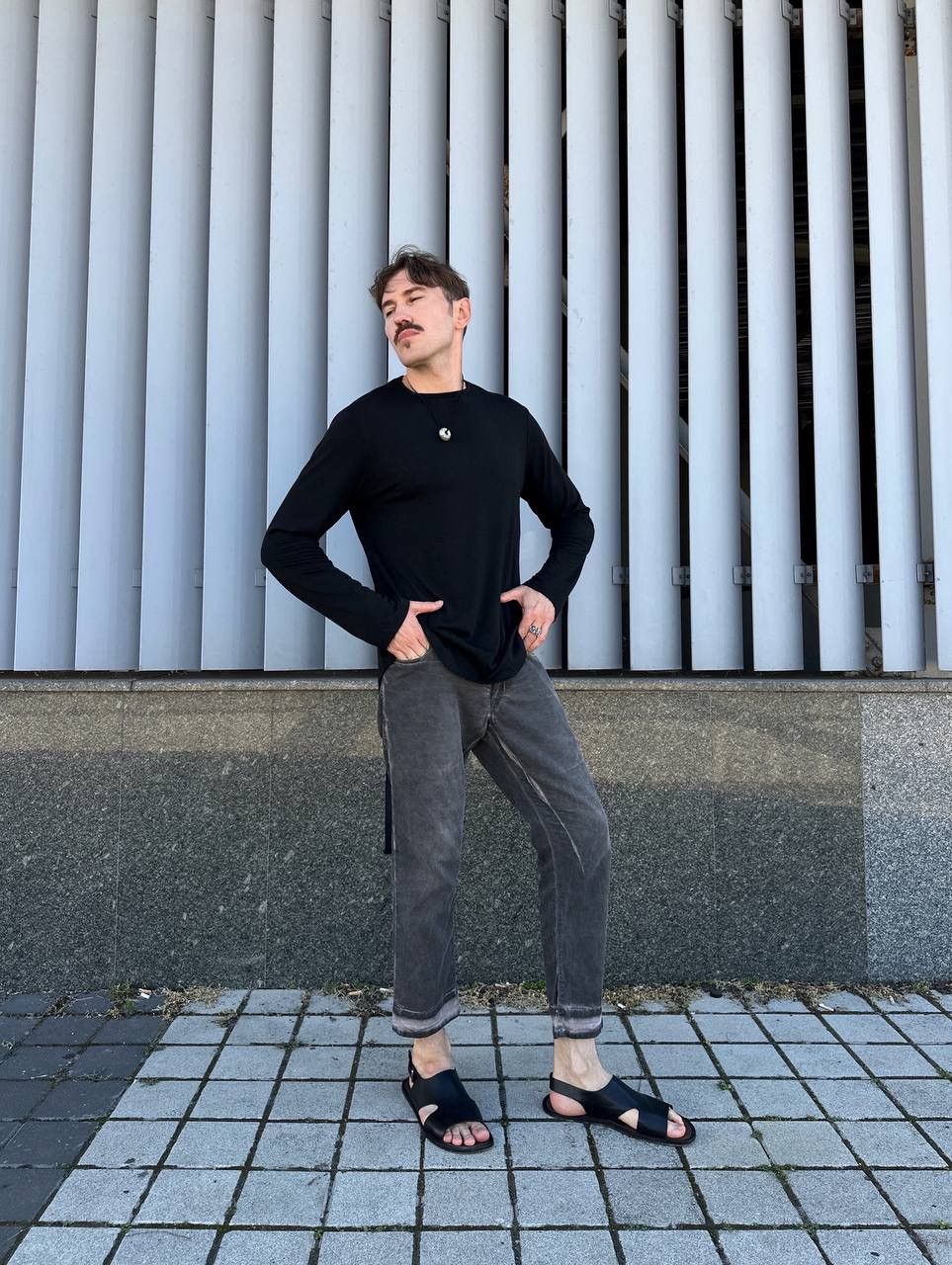 Rick Owens Rick Owens DRKSHDW FW11 Mud Waxed Detrit Cut Jeans Size US 28 / EU 44 - 23 Thumbnail