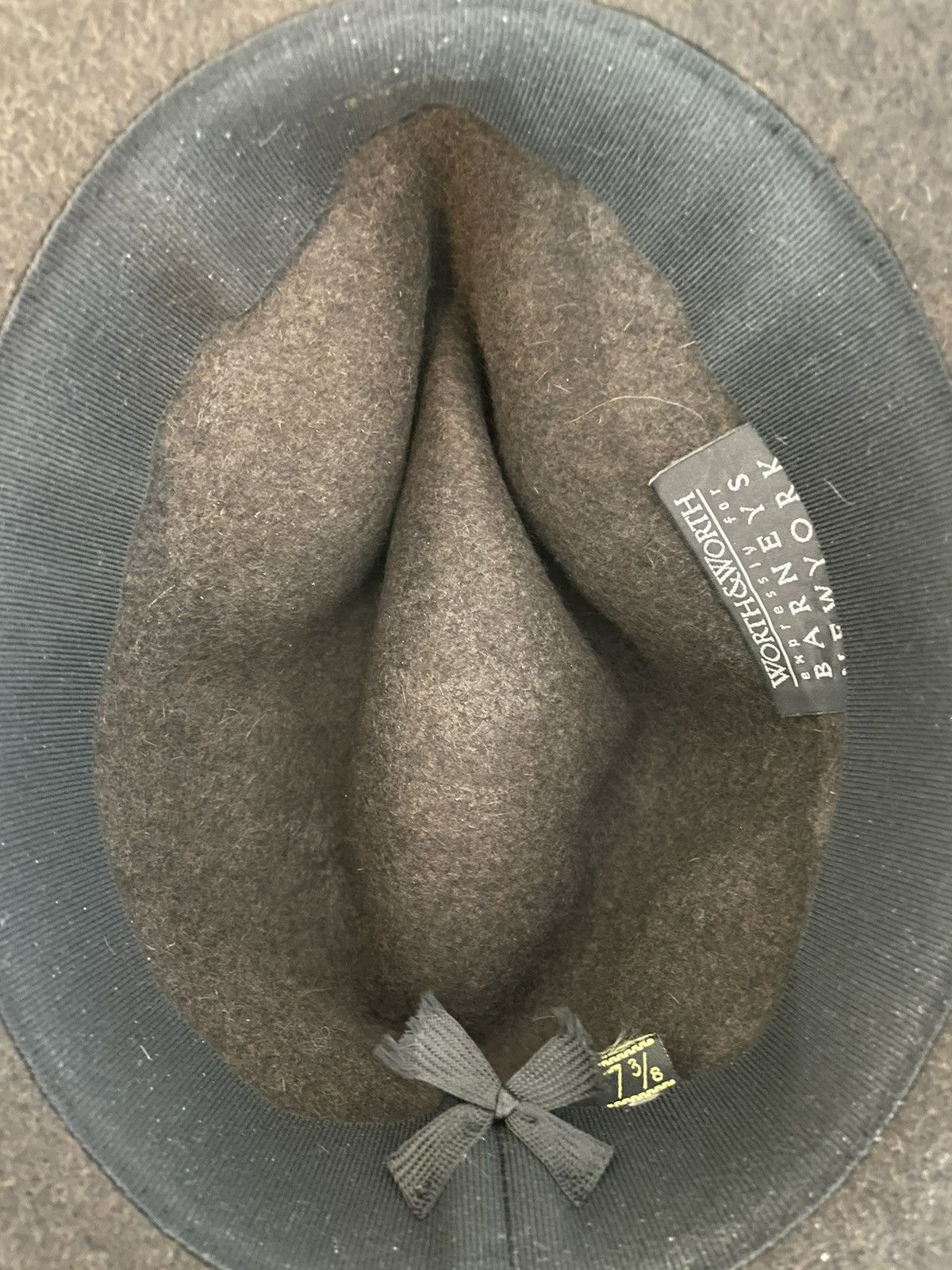 Barneys New York Soft Fur Felt Fedora Size ONE SIZE - 4 Thumbnail