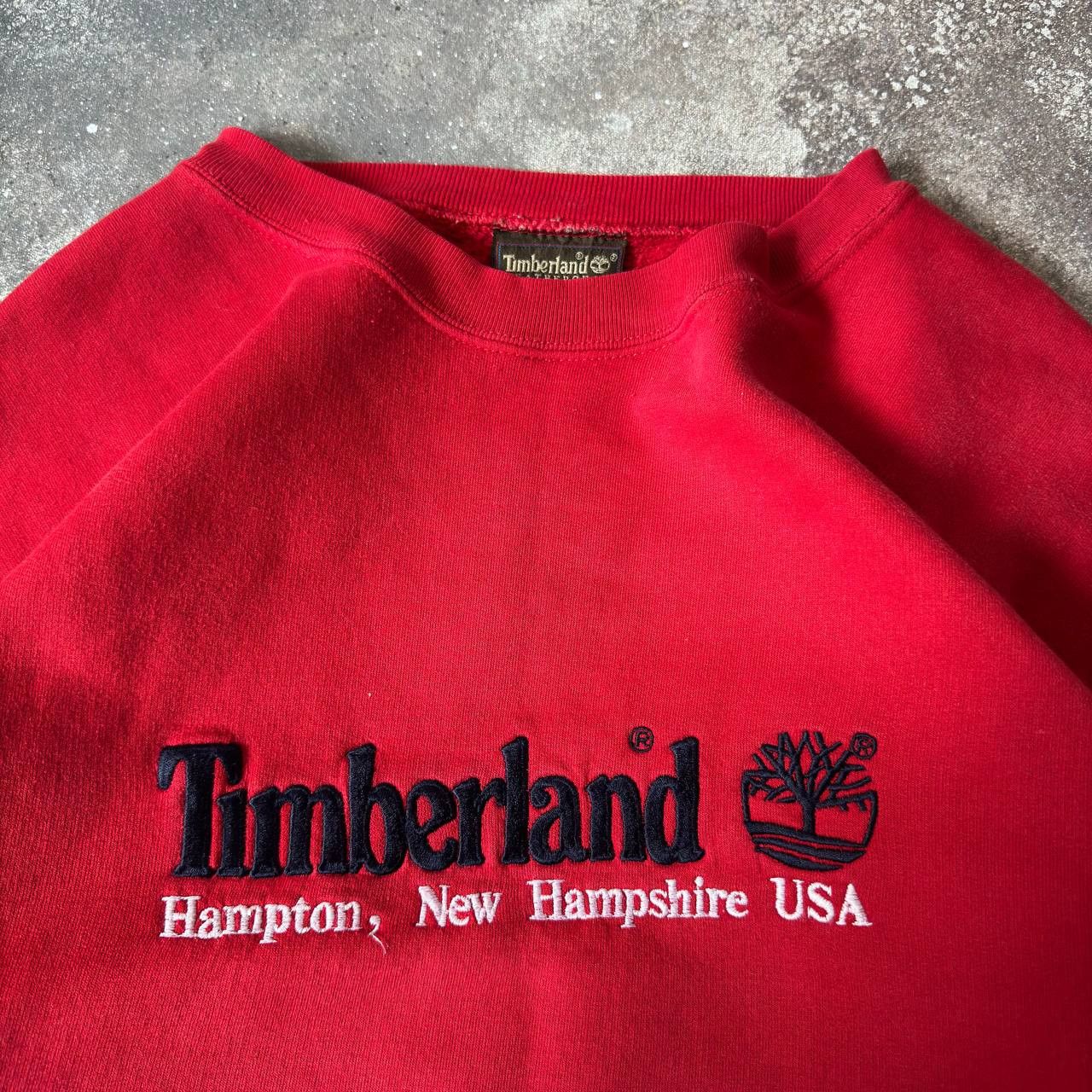 Timberland × Vintage Timberland Vintage Crewneck Baggy Sweater Size US L / EU 52-54 / 3 - 4 Thumbnail